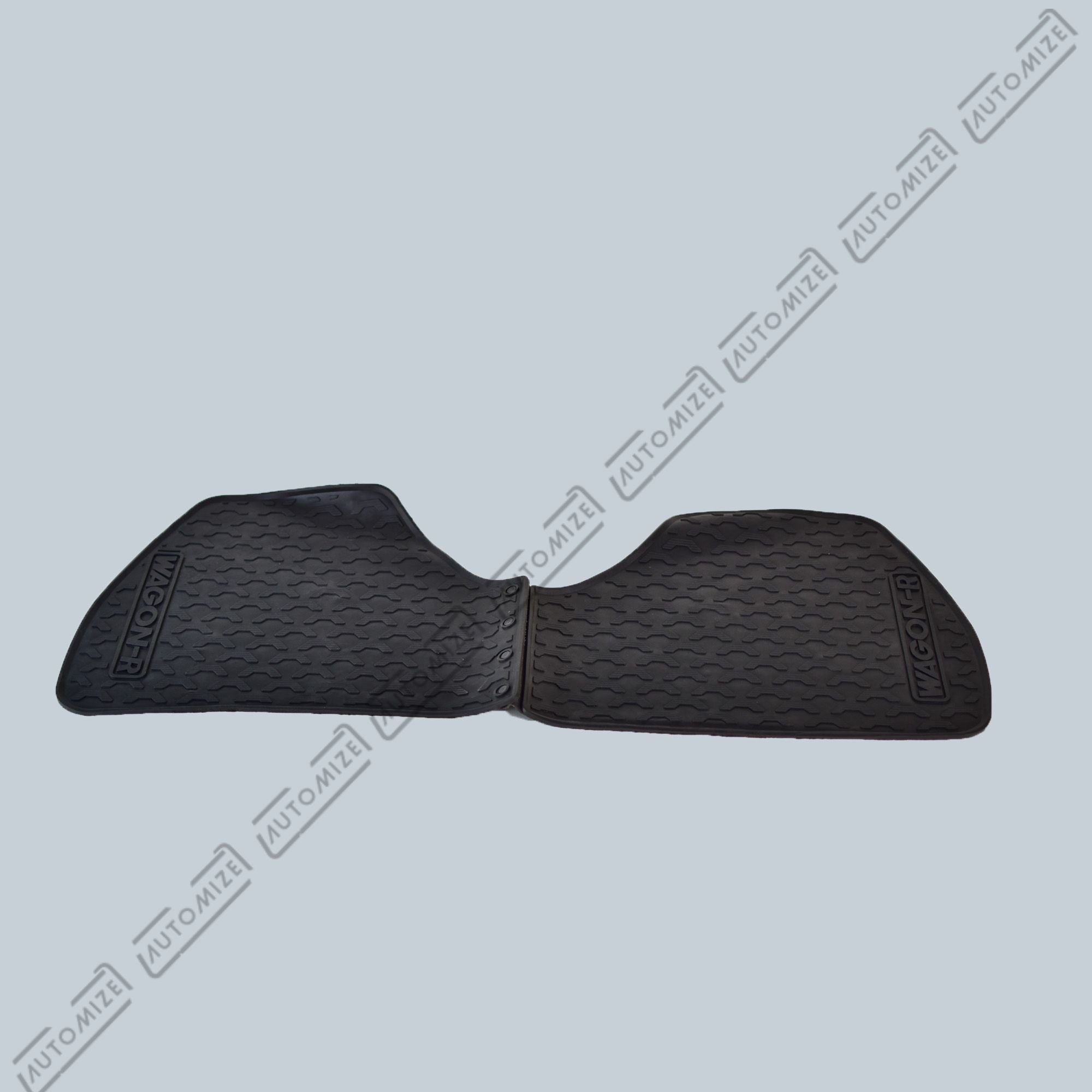 Haseen Diamond Rubber Mats - Black (Suzuki WagonR) - Automize
