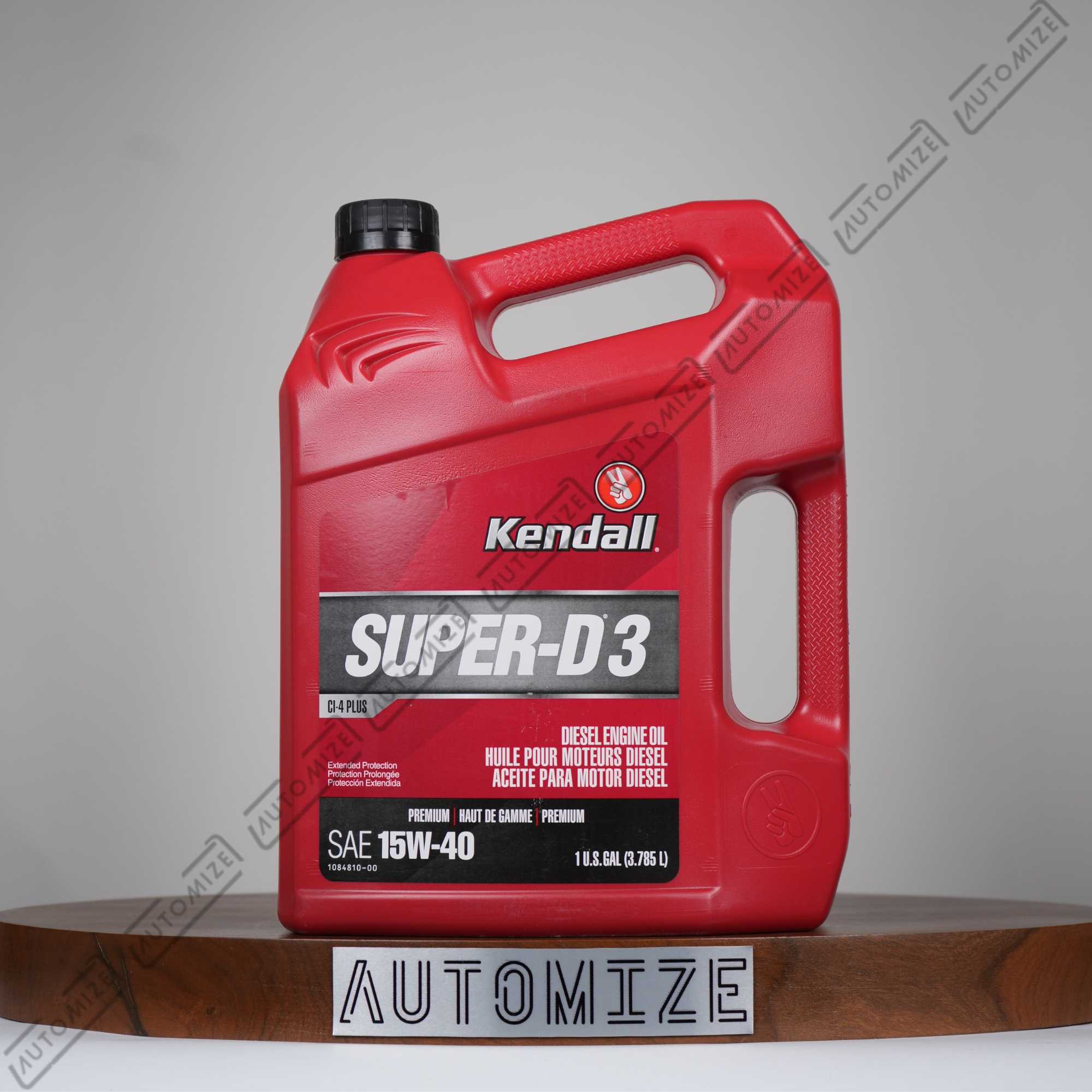 Kendall Super D - 3 CI - 4 Plus Diesel Engine Oil Premium SAE 15W - 40 (3.78l) - Automize