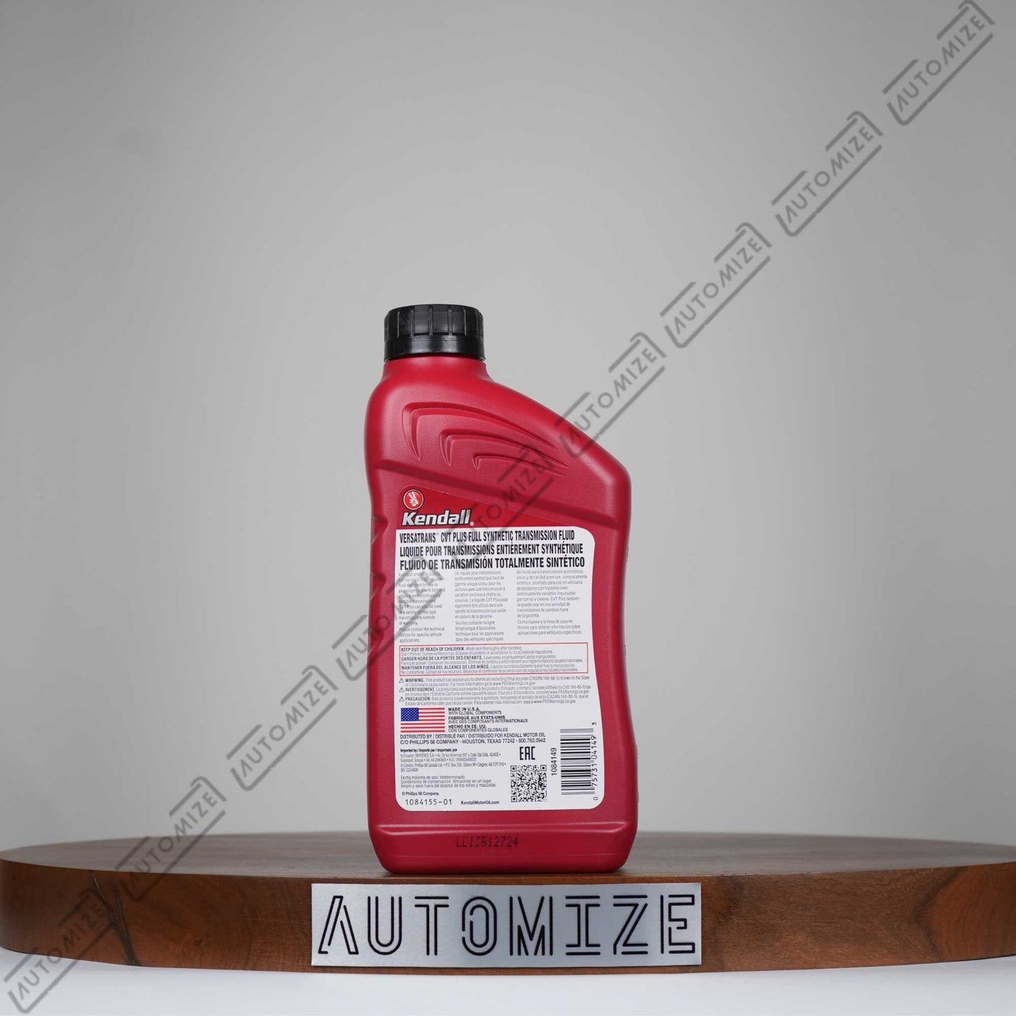 Kendall VersaTrans CVT Plus Full Synthetic Transmission Fluid (1l) - Automize