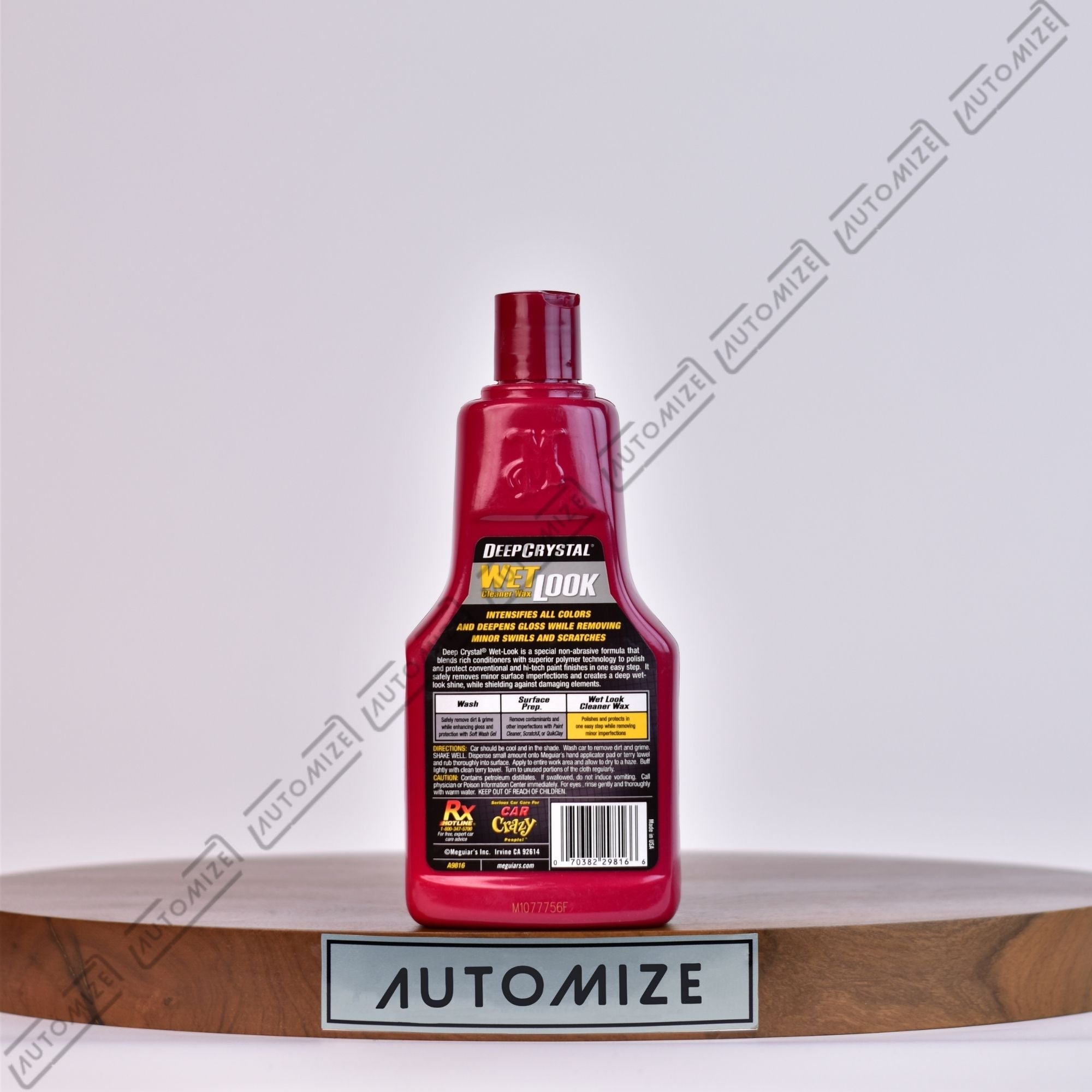 Order Online Meguiar's Deep Crystal Wet Look Cleaner Wax (473ml) - Automize