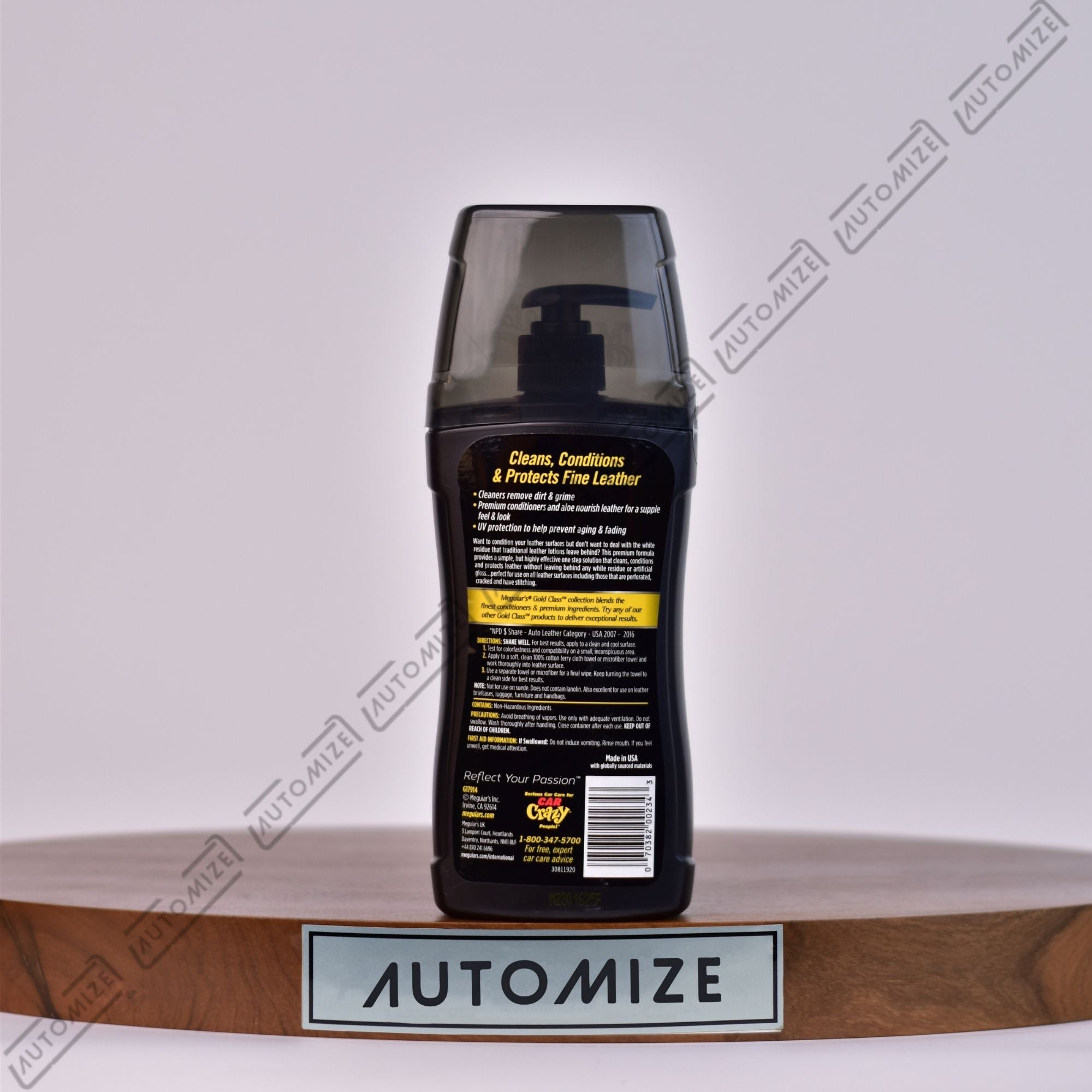 Order Online Meguiar's Gold Class Rich Leather 3 - in - 1 (400ml) - Automize