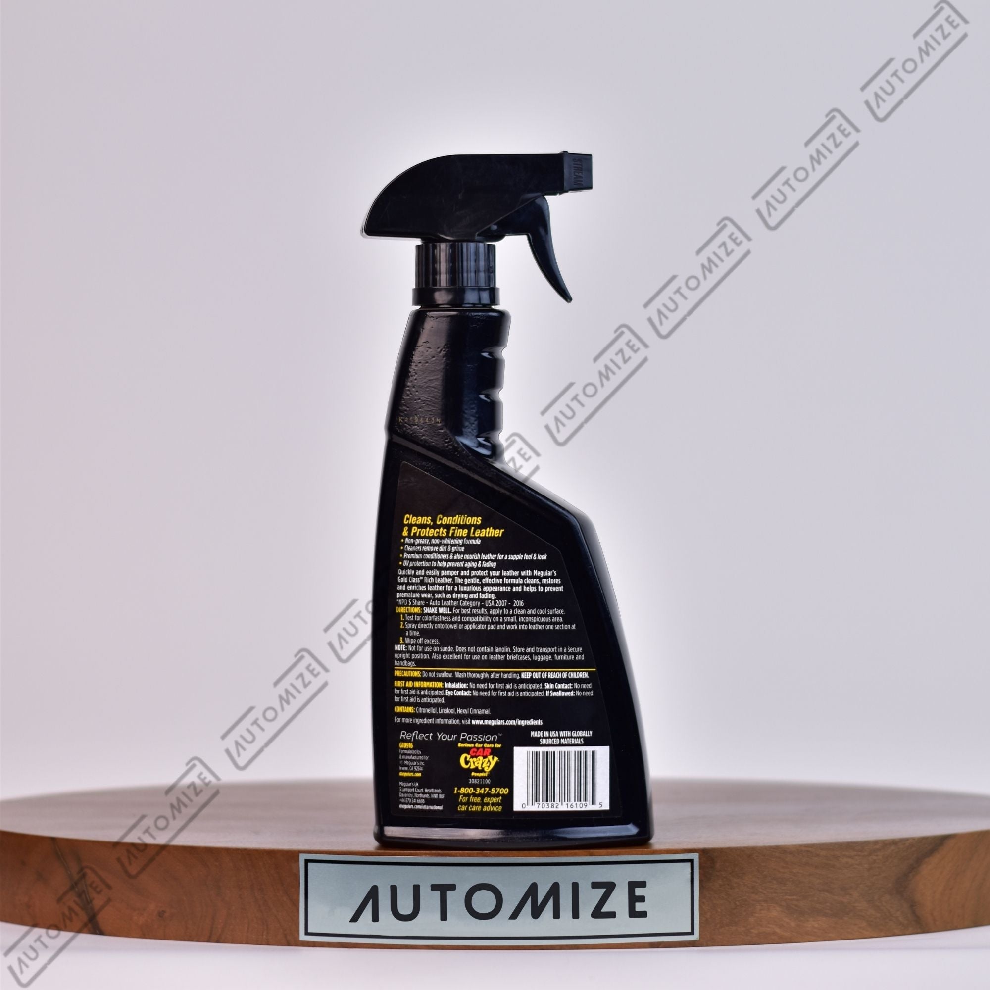Order Online Meguiar's Gold Class Rich Leather 3 - in - 1 Spray (450ml) - Automize