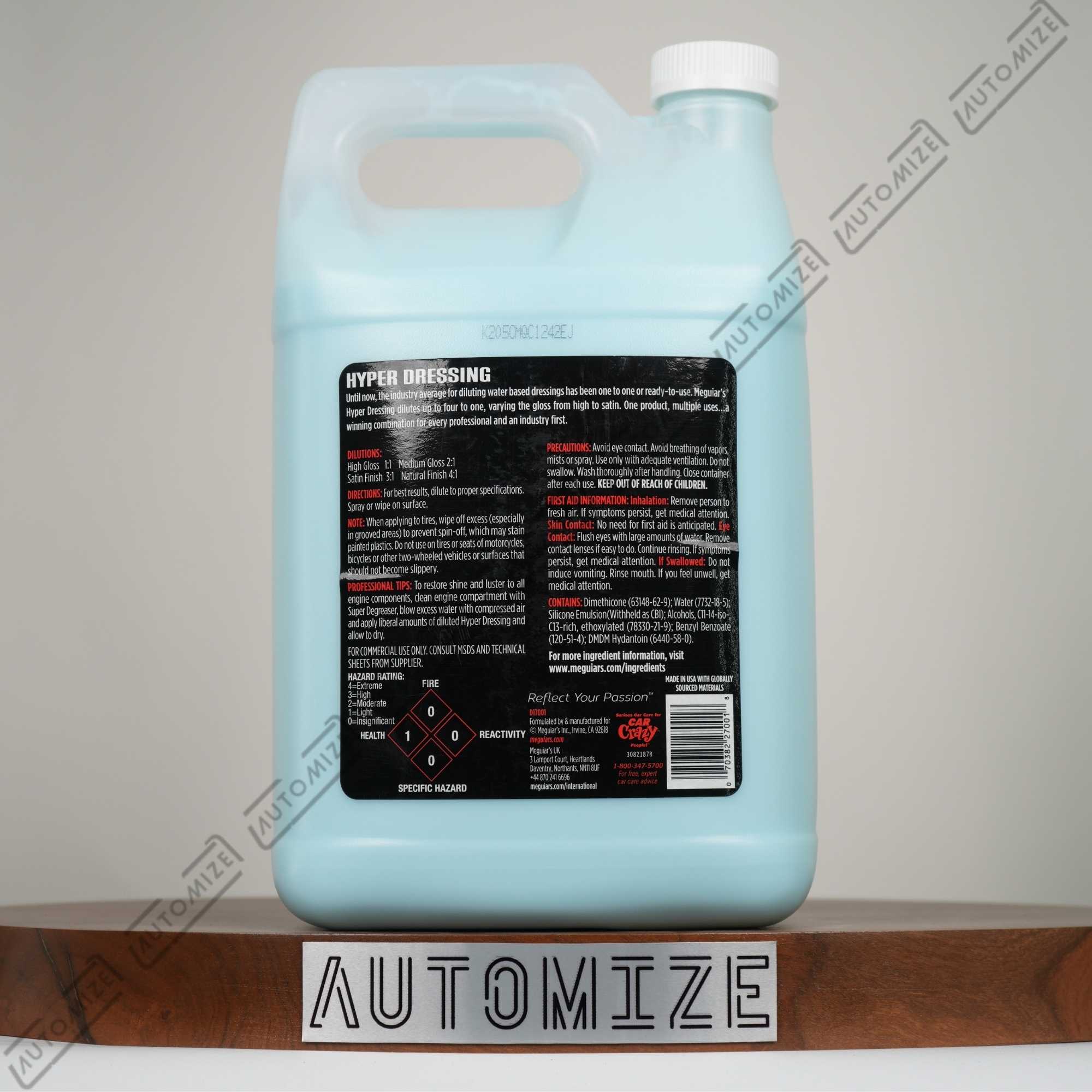 Order Online Meguiar's Hyper Dressing Professional D170 (3.79l) - Automize