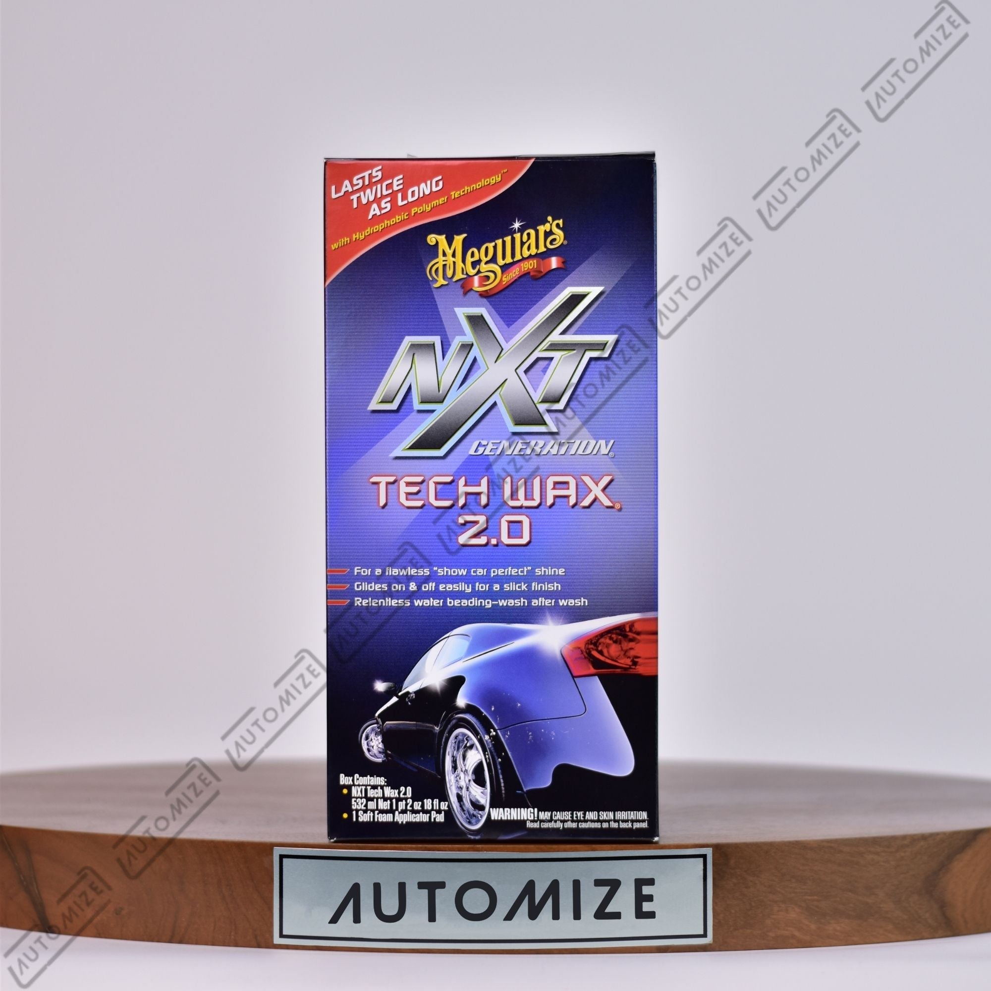 Buy Meguiar's NXT Generation Tech Wax 2.0 with Applicator (532ml) - Automize