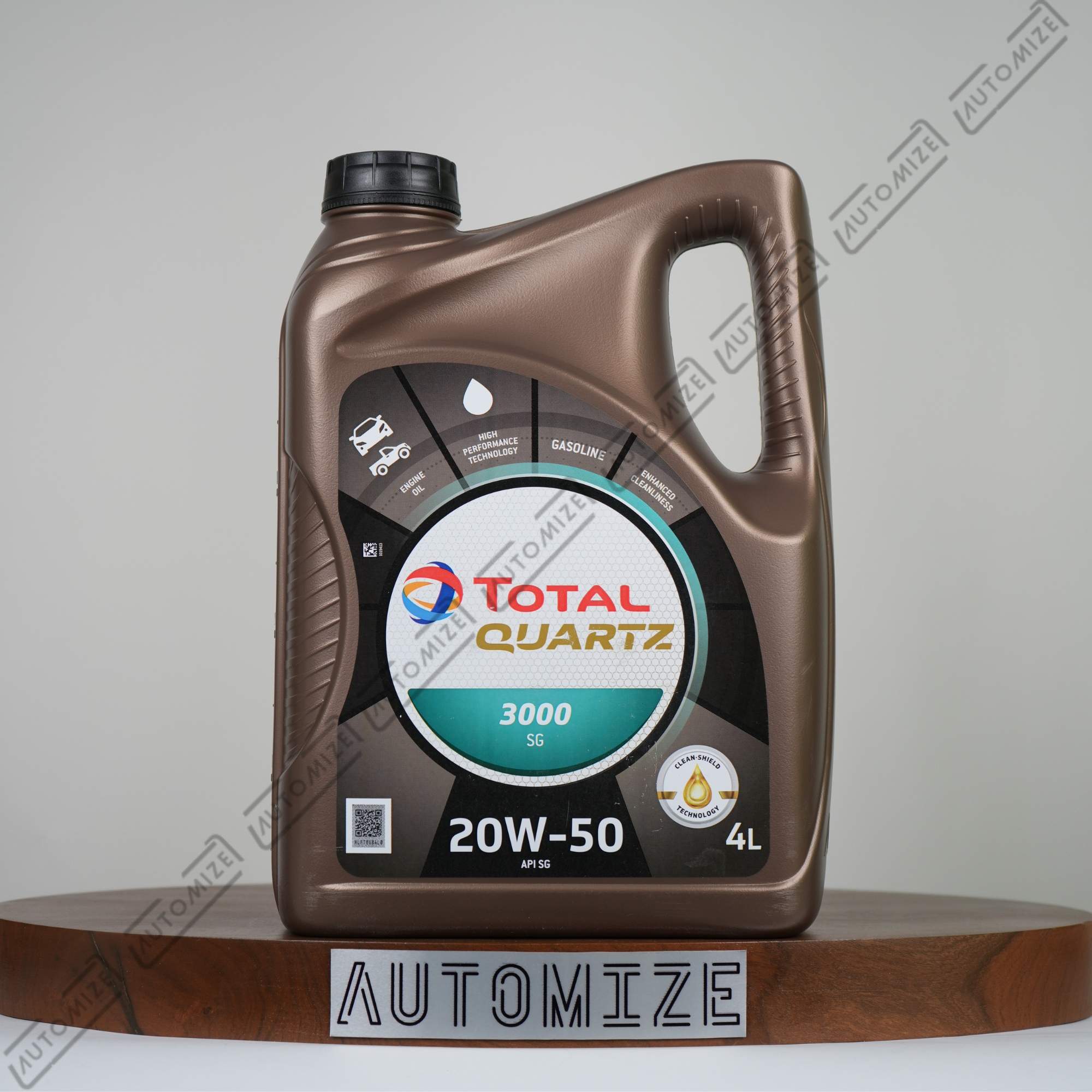 Total Quartz 3000 SG 20W - 50 for Gasoline Systems (4l) - Automize