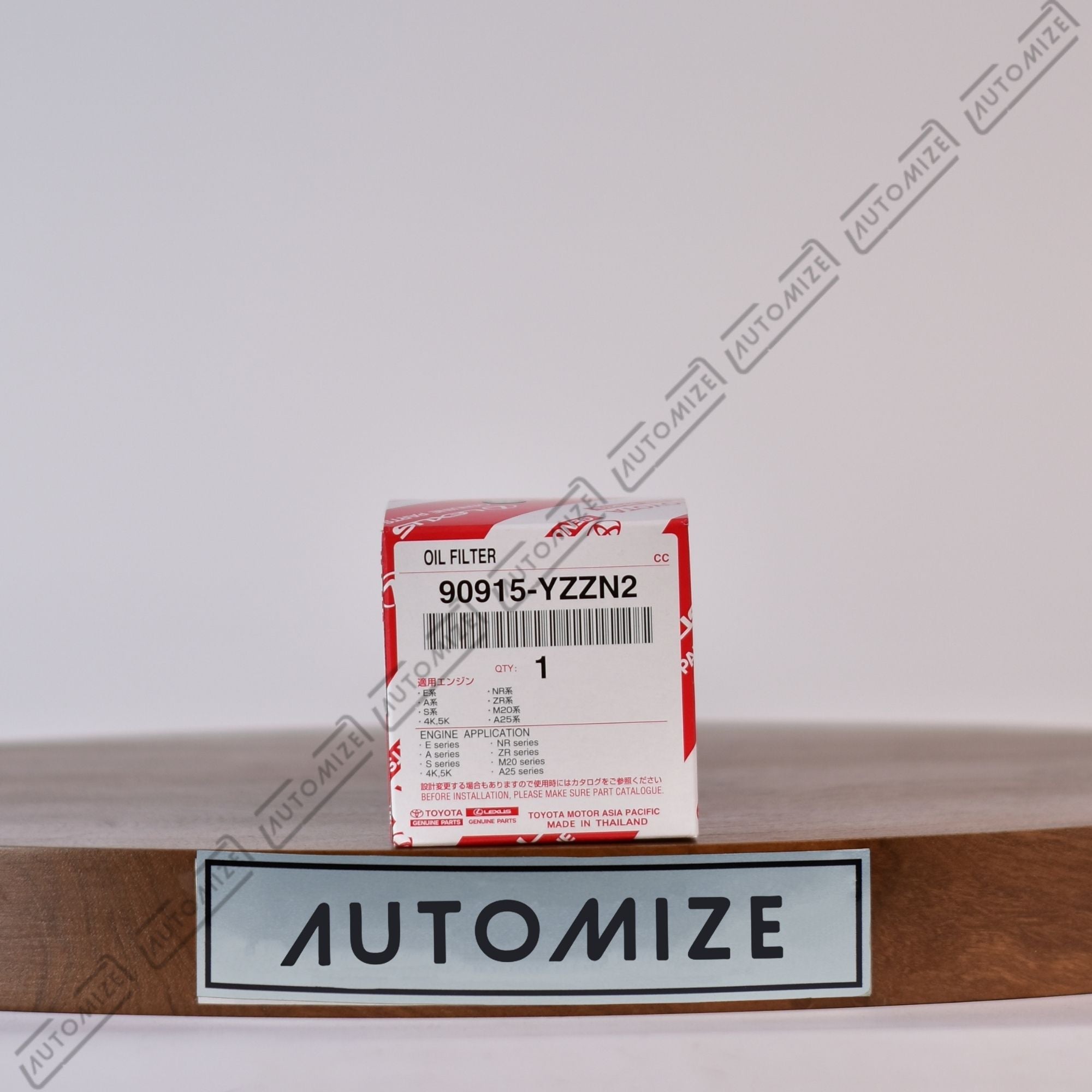 Toyota Genuine Parts - Oil Filter for TOYOTA YARIS (90915 - YZZN2) - Automize