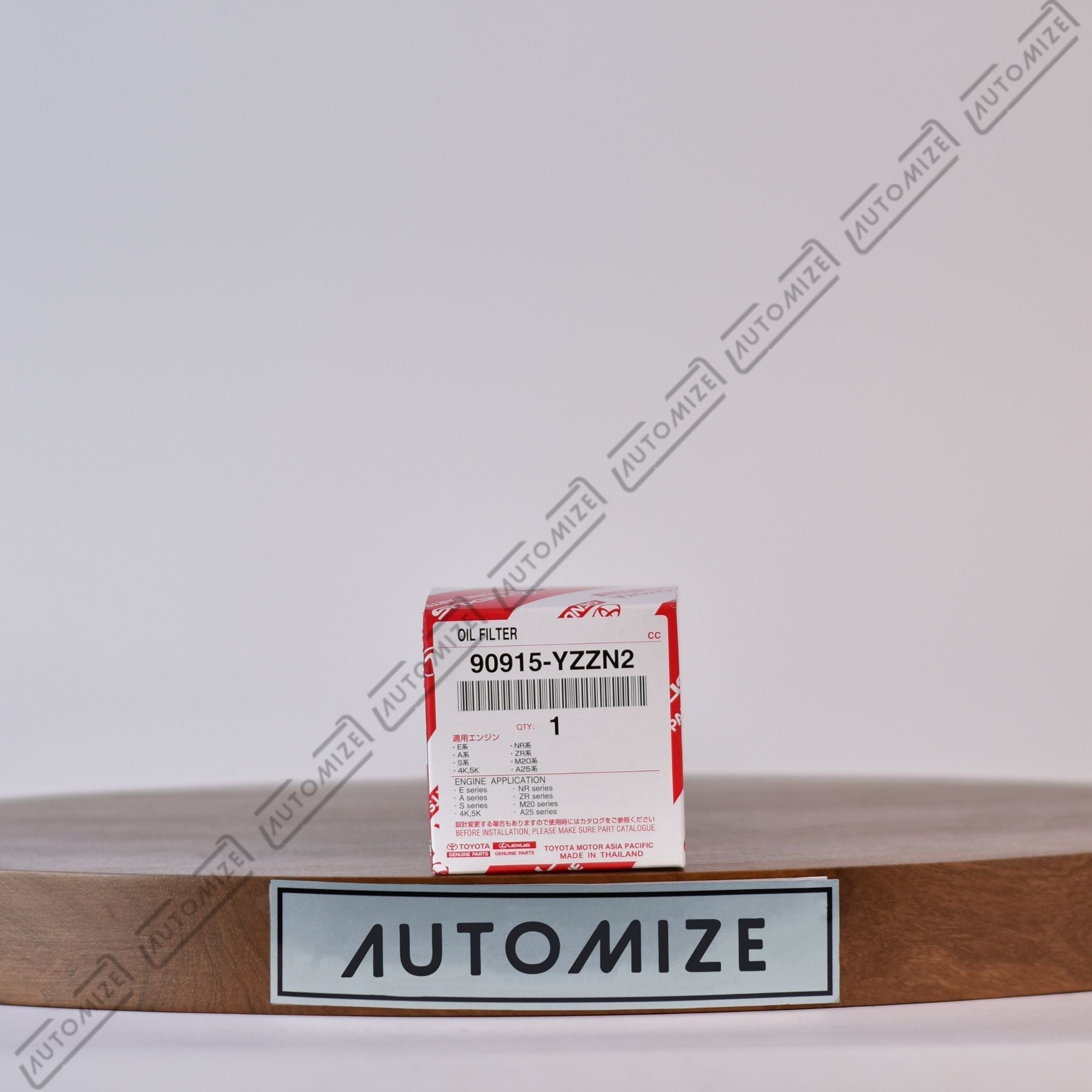 Buy Toyota Genuine Parts - Oil Filter for TOYOTA YARIS (90915 - YZZN2) - Automize