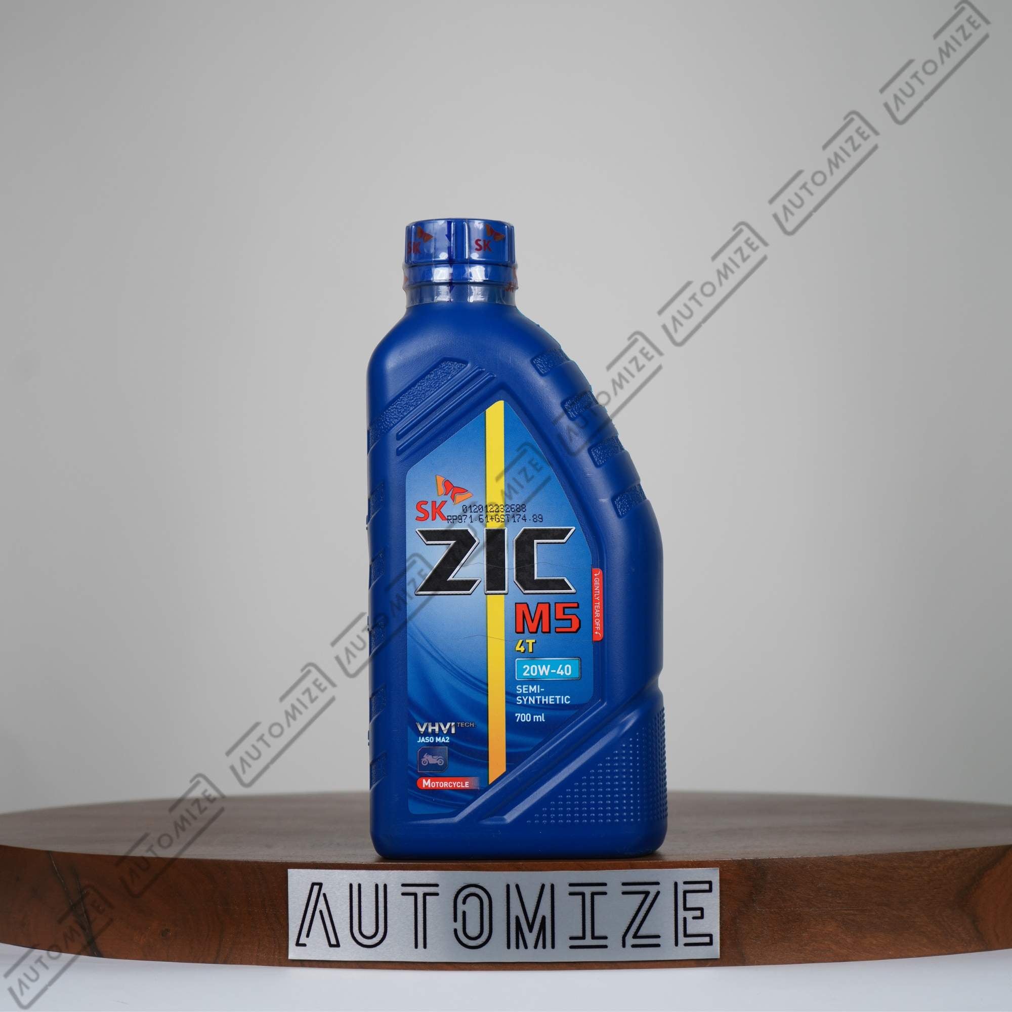 ZIC M5 4T 20W - 40 Semi - Synthetic (Motorcycle Oil) (700ml) - Automize