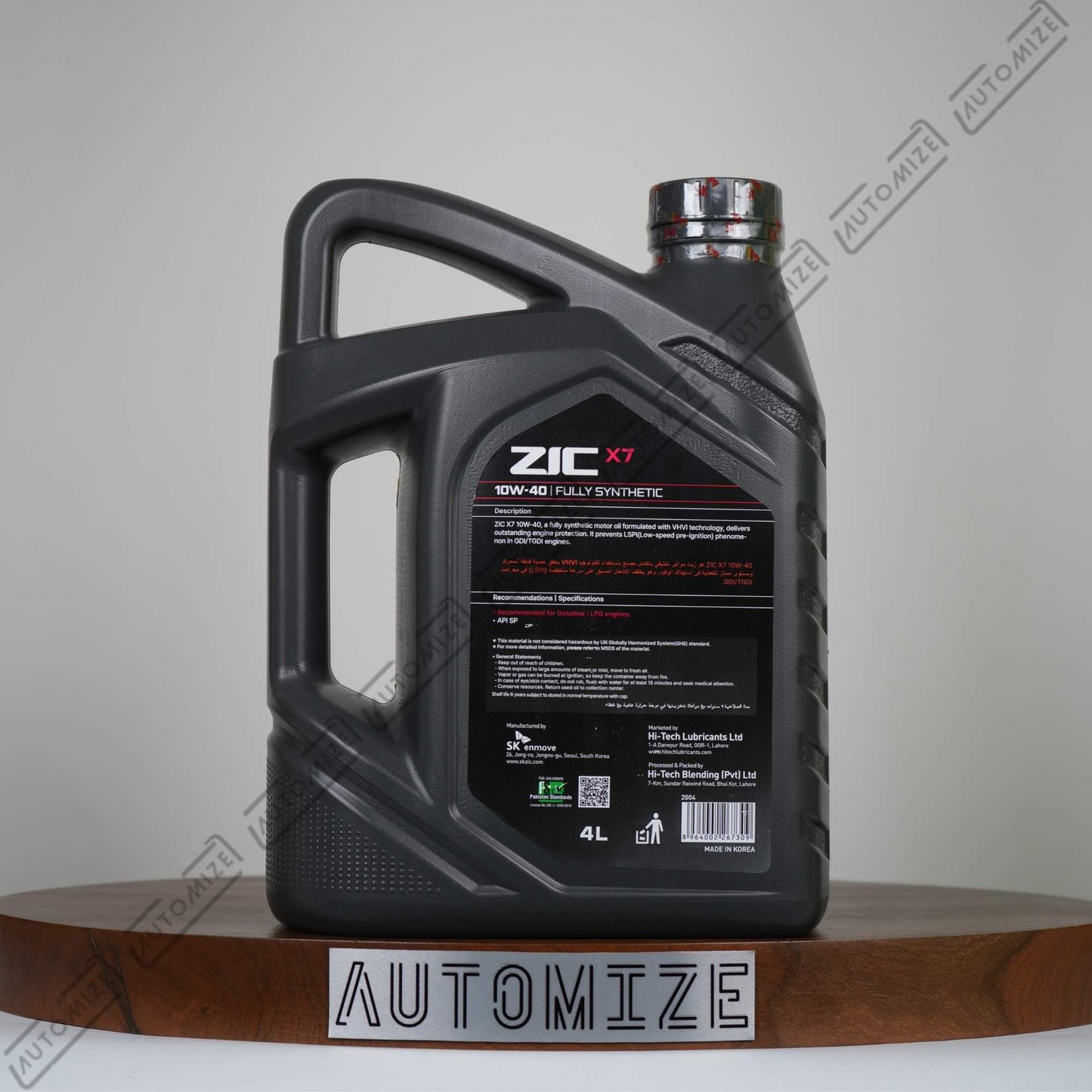 Buy Zic X7 10W-40 (4l) | Automize Pakistan