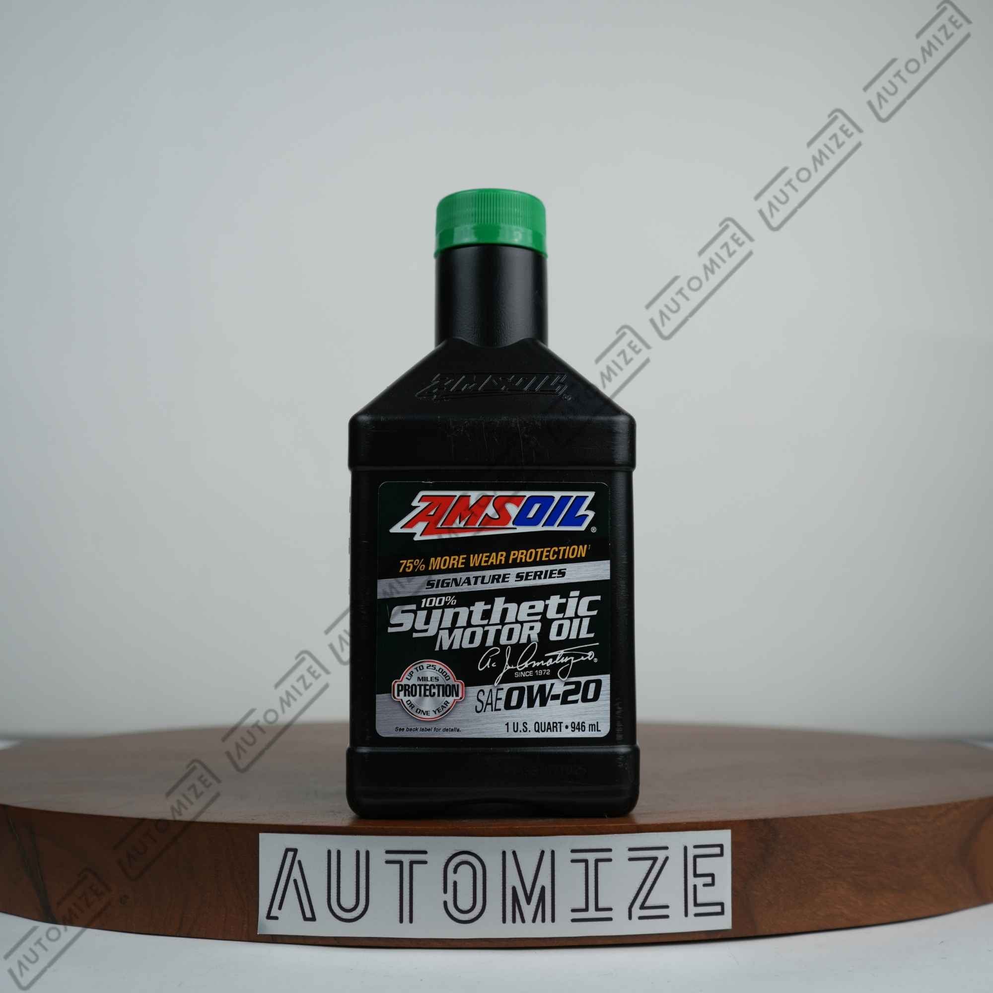 Amsoil 100% Synthetic Motor Oil SAE 0W-20 Signature Series