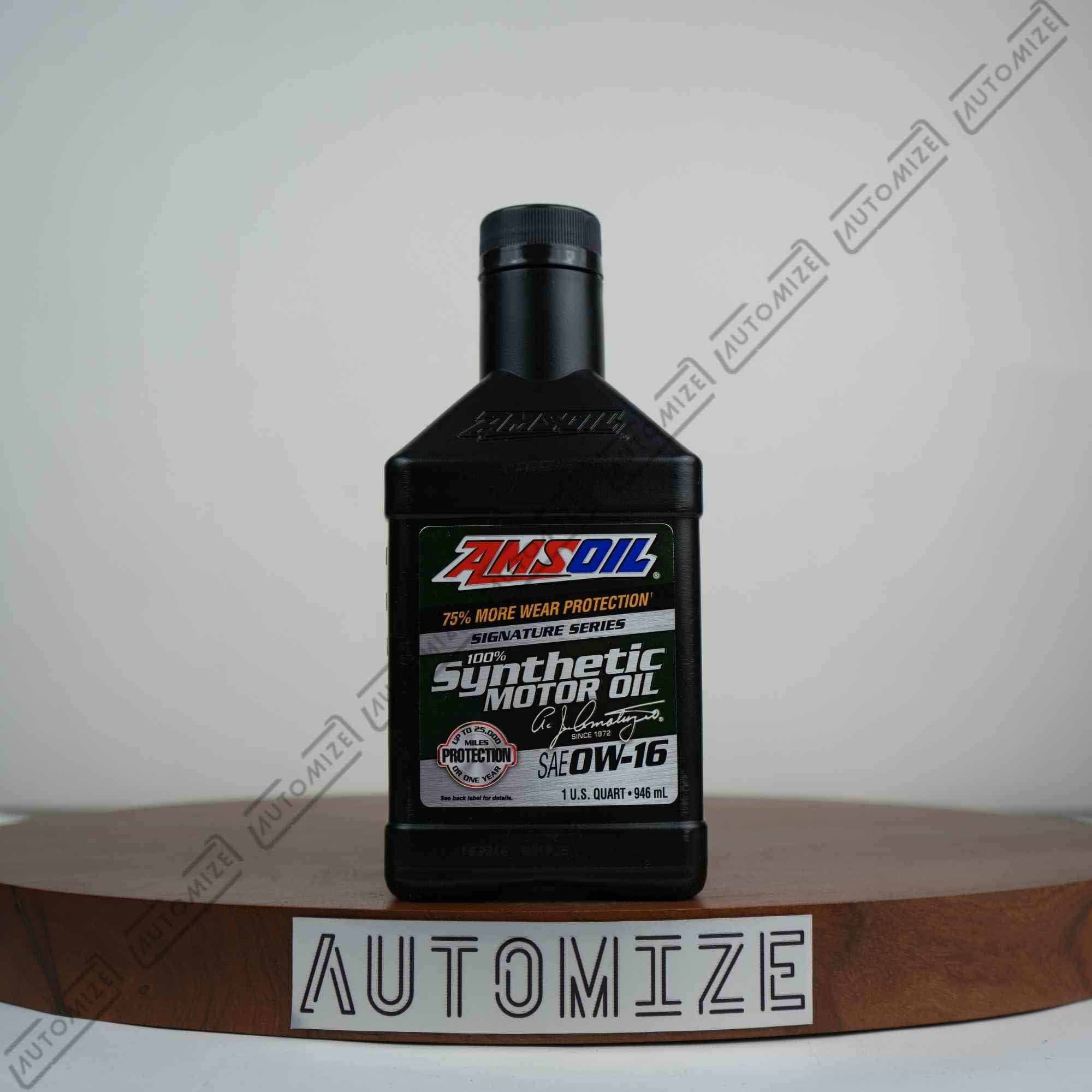 Amsoil 100% Synthetic Motor Oil SAE 0W-16 (946ml)