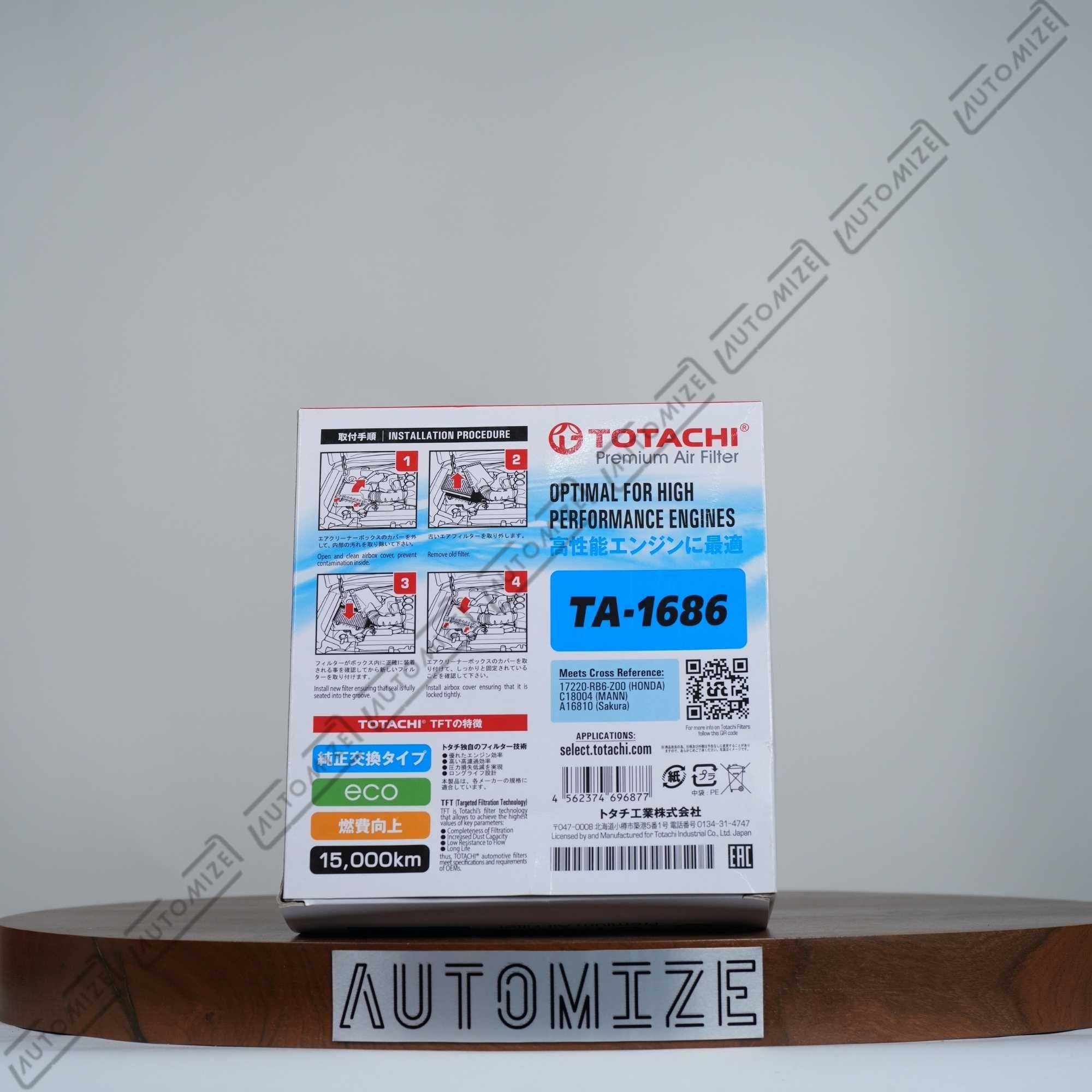Totachi Premium Air Filter TA-1686 - Automize.pk
