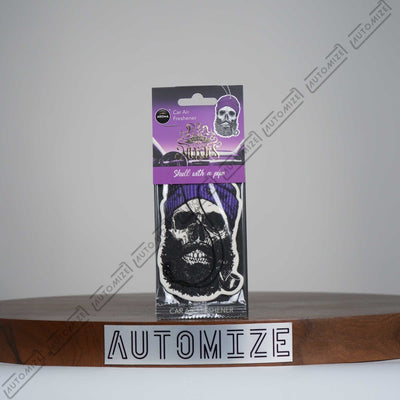 Aroma Car Air Freshener Day of The Dead - Skull With a Pipe