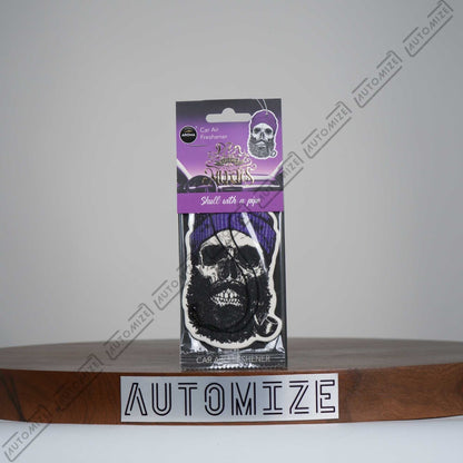 Aroma Car Air Freshener Day of The Dead - Skull With a Pipe