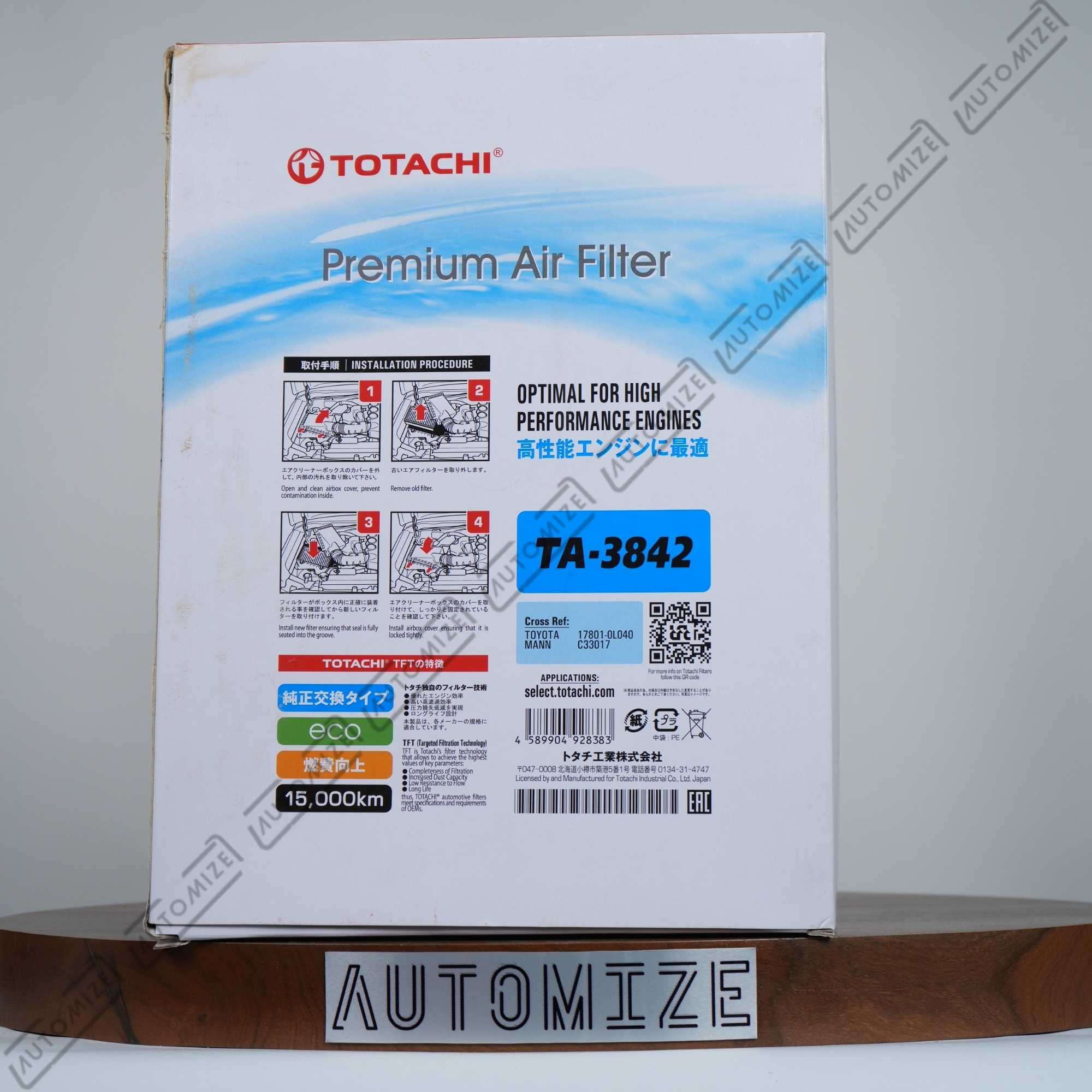 Totachi Premium Air Filter TA-3842 - Automize.pk