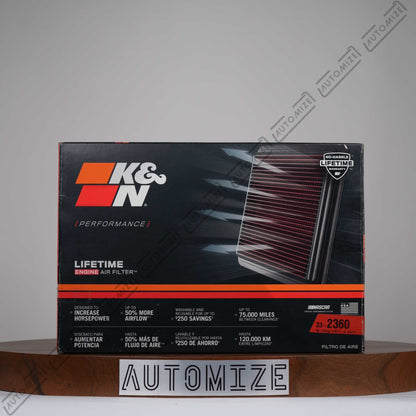 K&N Performance Lifetime Air Filter 33-2360