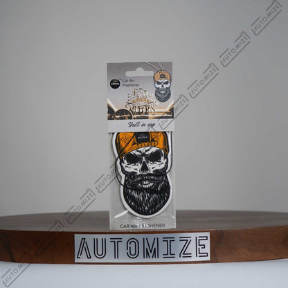 Aroma Car Air Freshener Day of The Dead - Skull in Cap