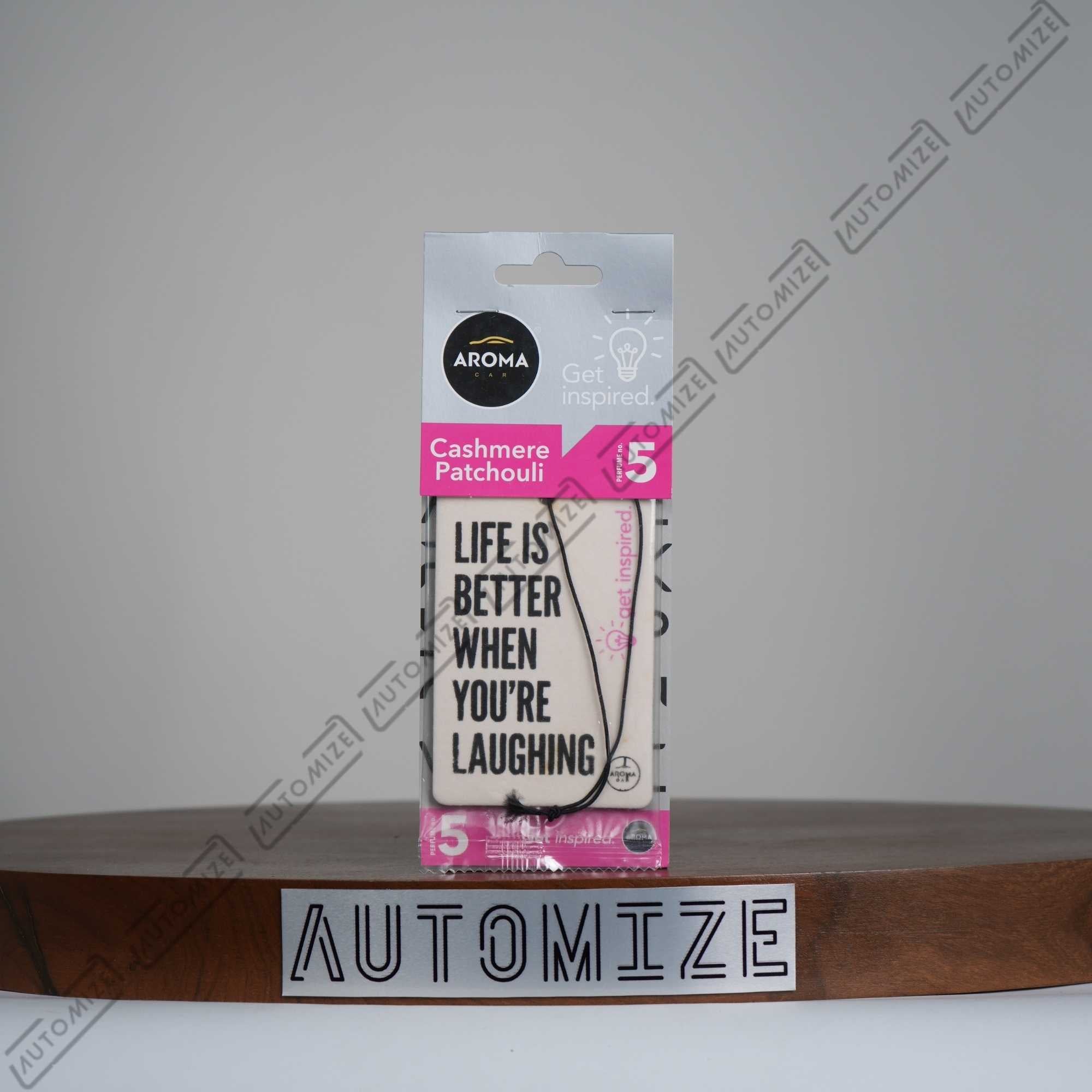 Aroma Car Air Freshener Get Inspired - Cashmere Patchouli