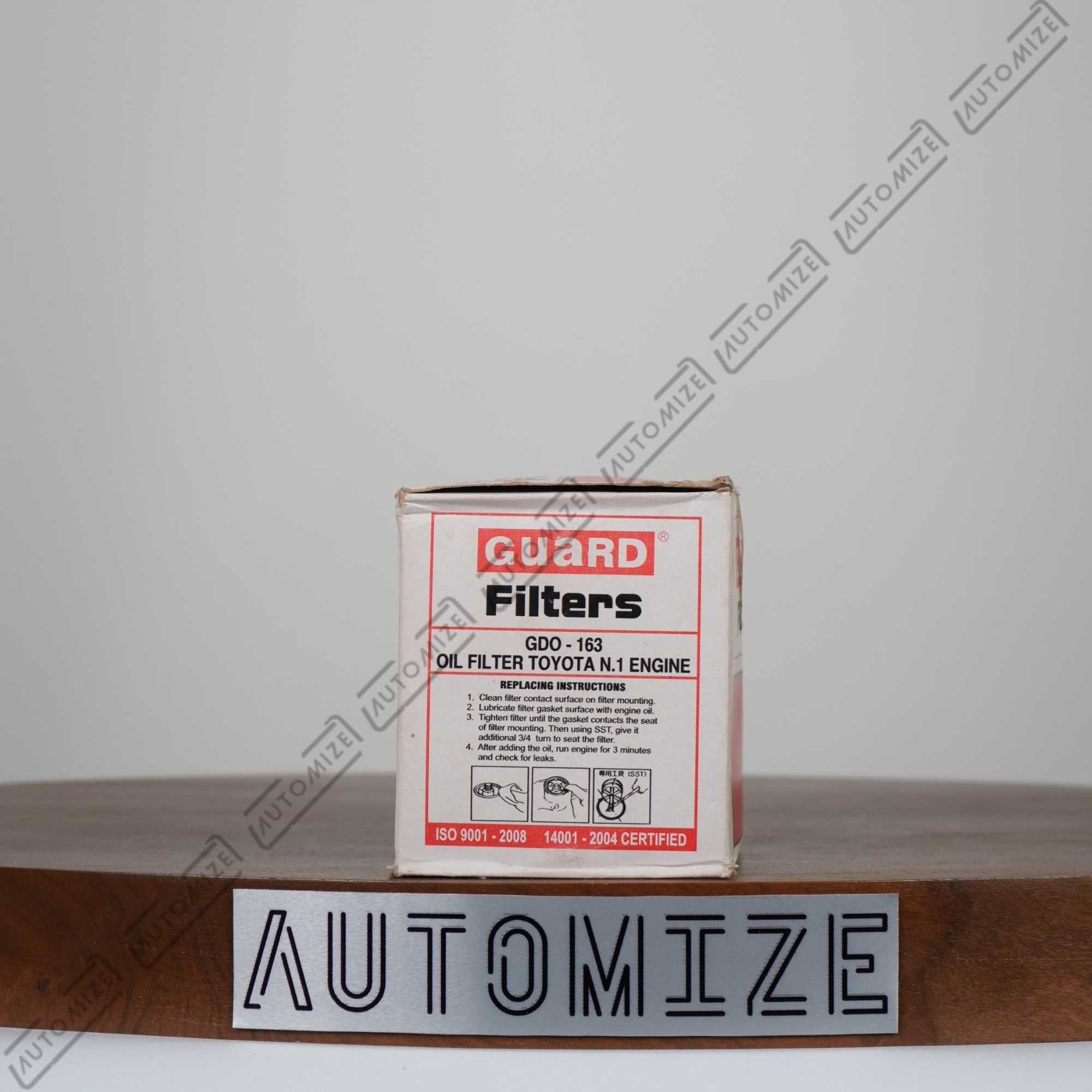 Buy Guard Oil Filter [GDO-163] for Toyota N.1 Engine | Automize.pk