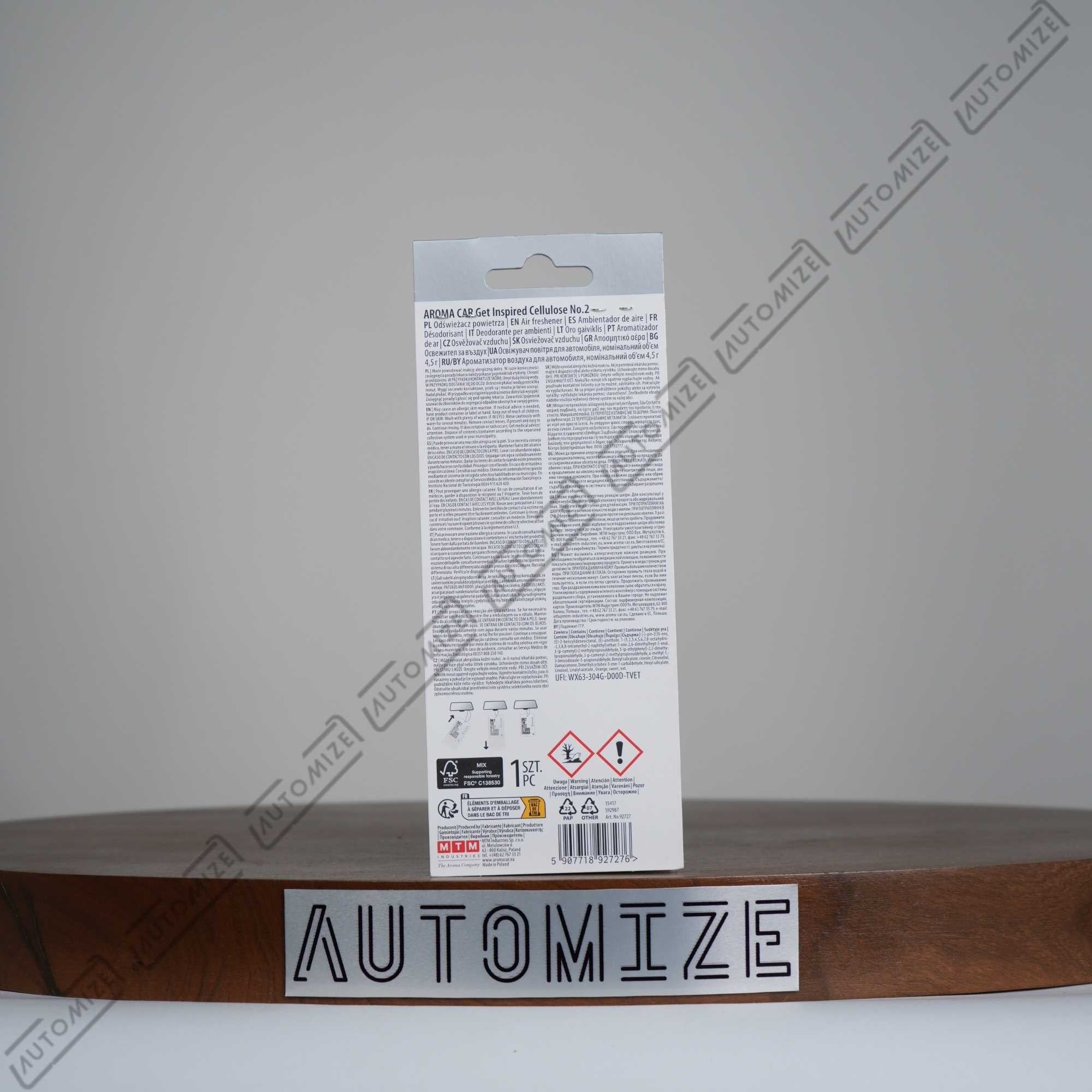 Aroma Car Air Freshener Get Inspired - Aromatic Juicy