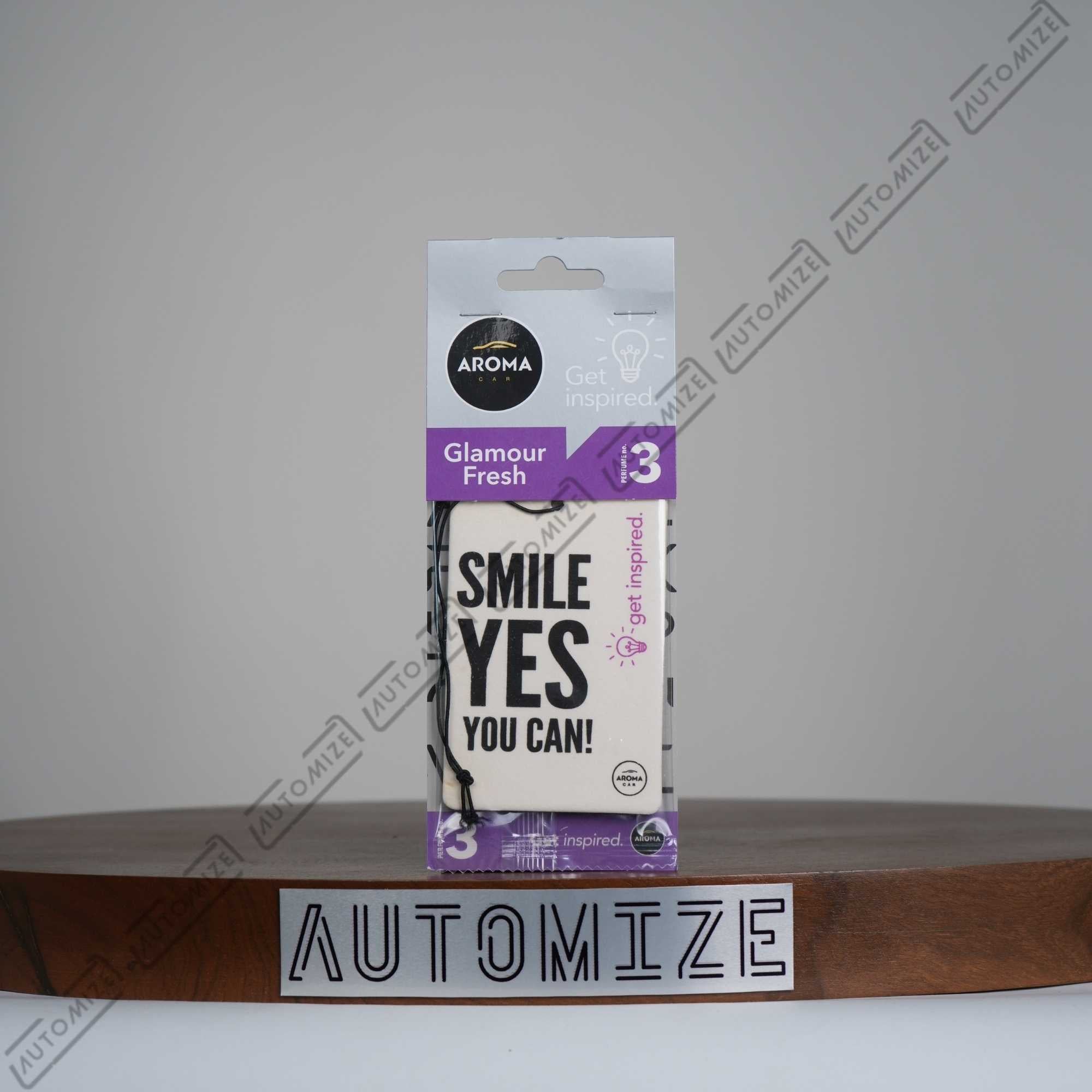 Aroma Car Air Freshener Get Inspired - Glamour Fresh