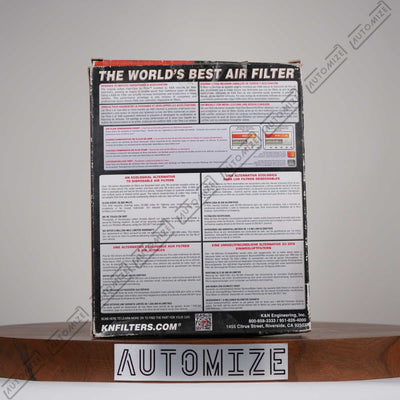 K&N High Flow Air Filter Washable and Reusable 33-2433