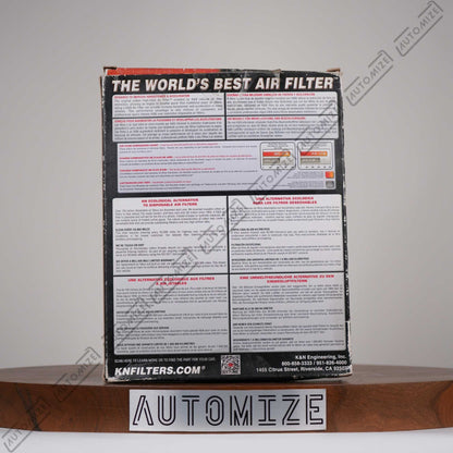 K&N High Flow Air Filter Washable and Reusable 33-2433