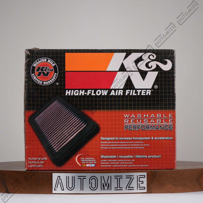 K&N High Flow Air Filter Washable and Reusable 33-2826