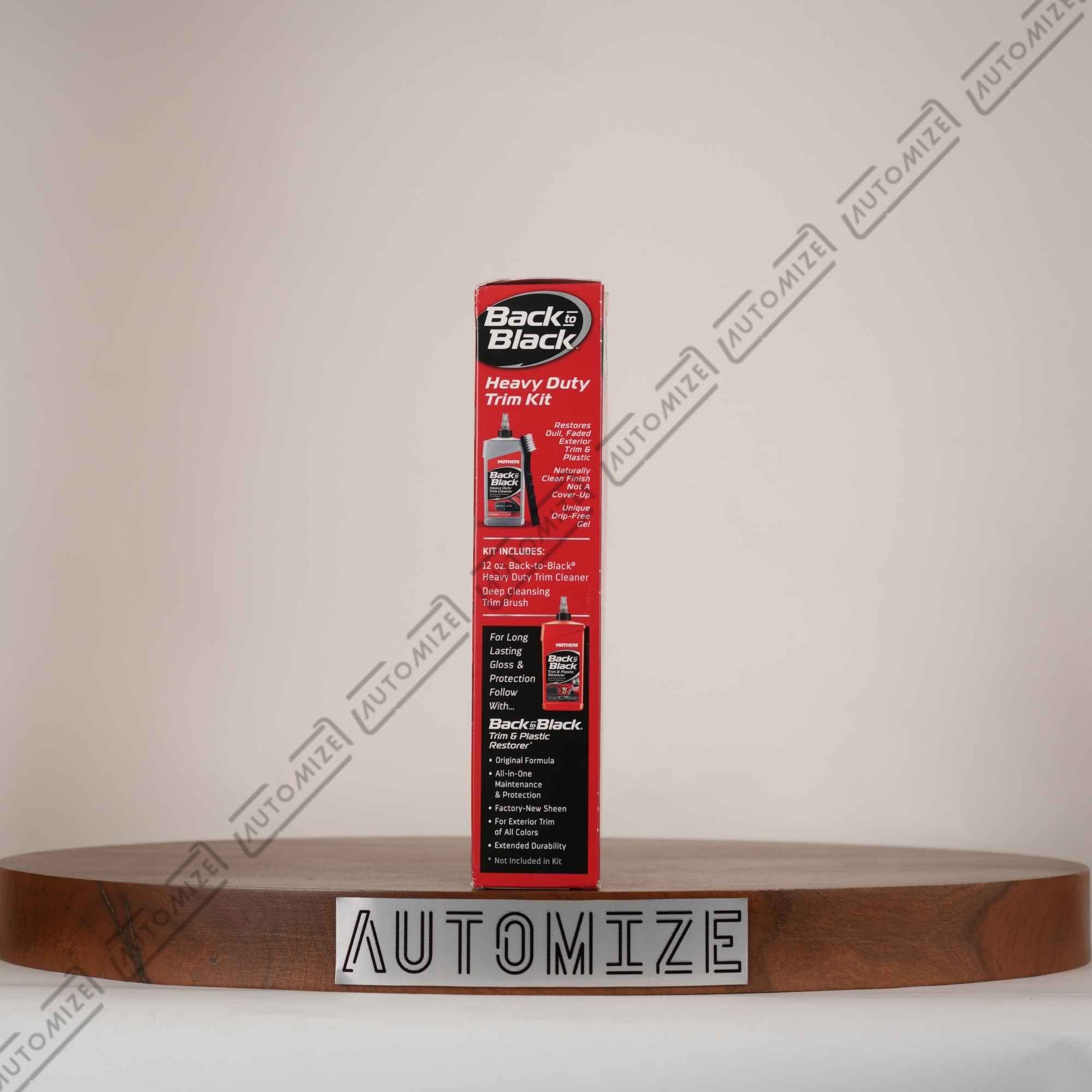 Mothers Back to Black Heavy Duty Trim Kit