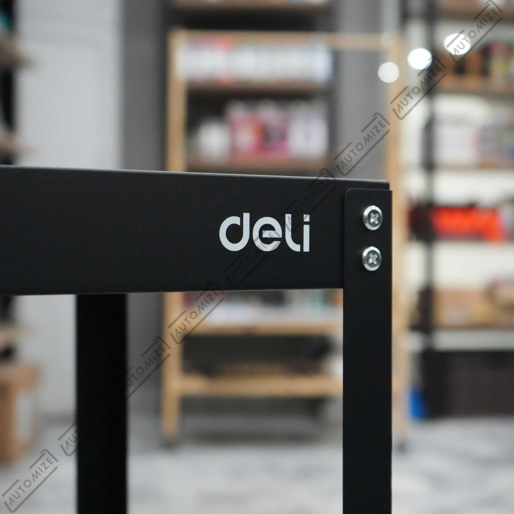 Deli All Black Metal Premium Detailing Cart