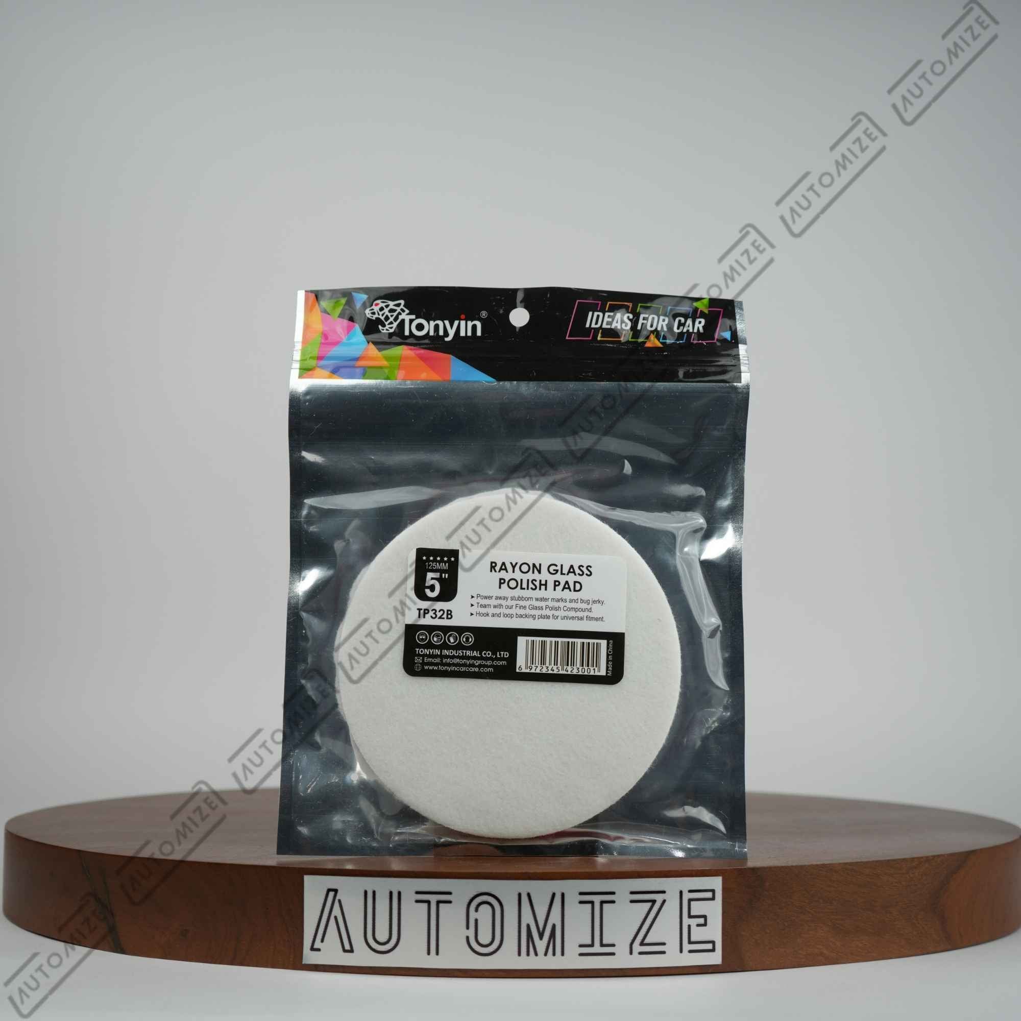 Tonyin Rayon Glass Polish Pad 5"