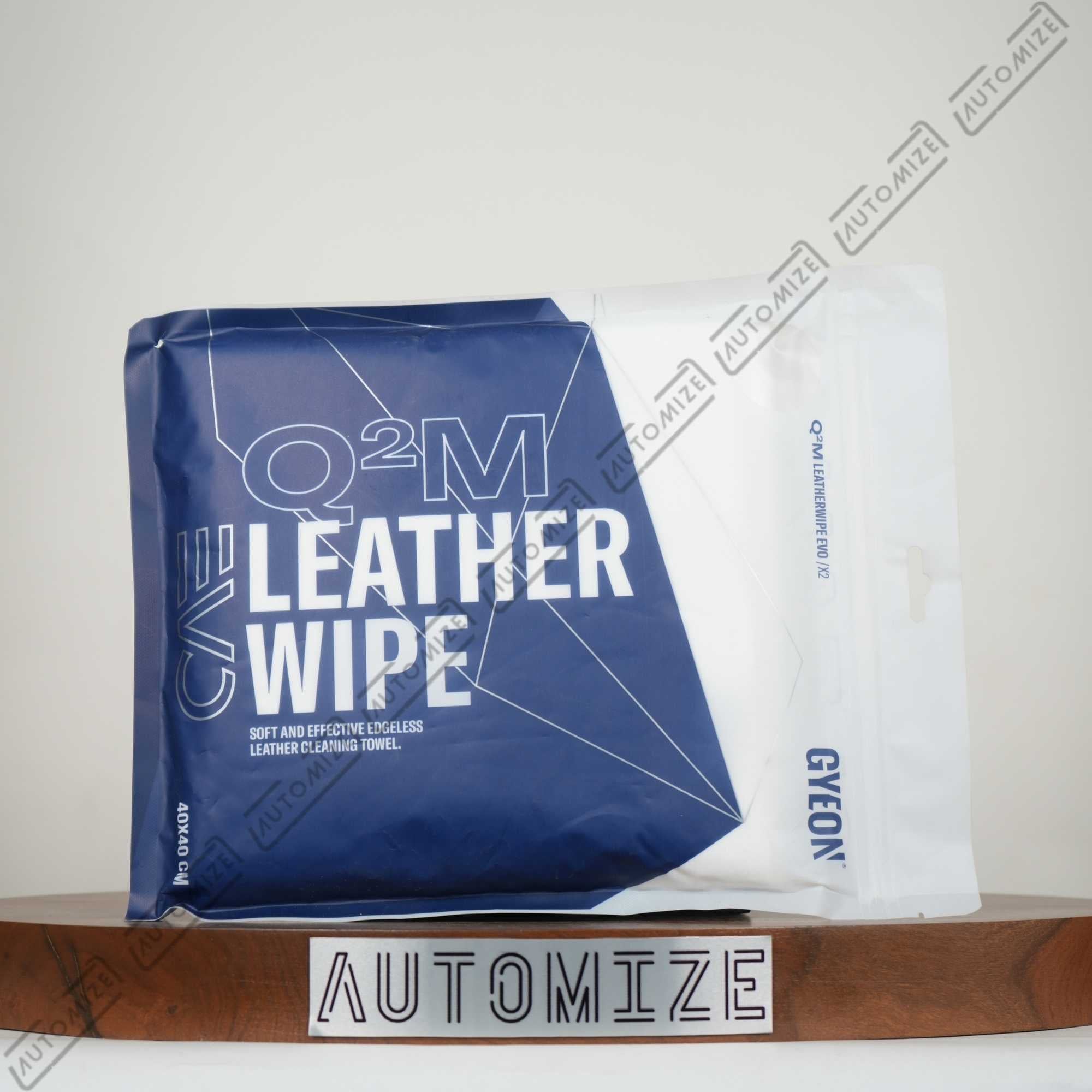 Gyeon Q²M Leather Wipe Evo 2-Pack [40x40cm]