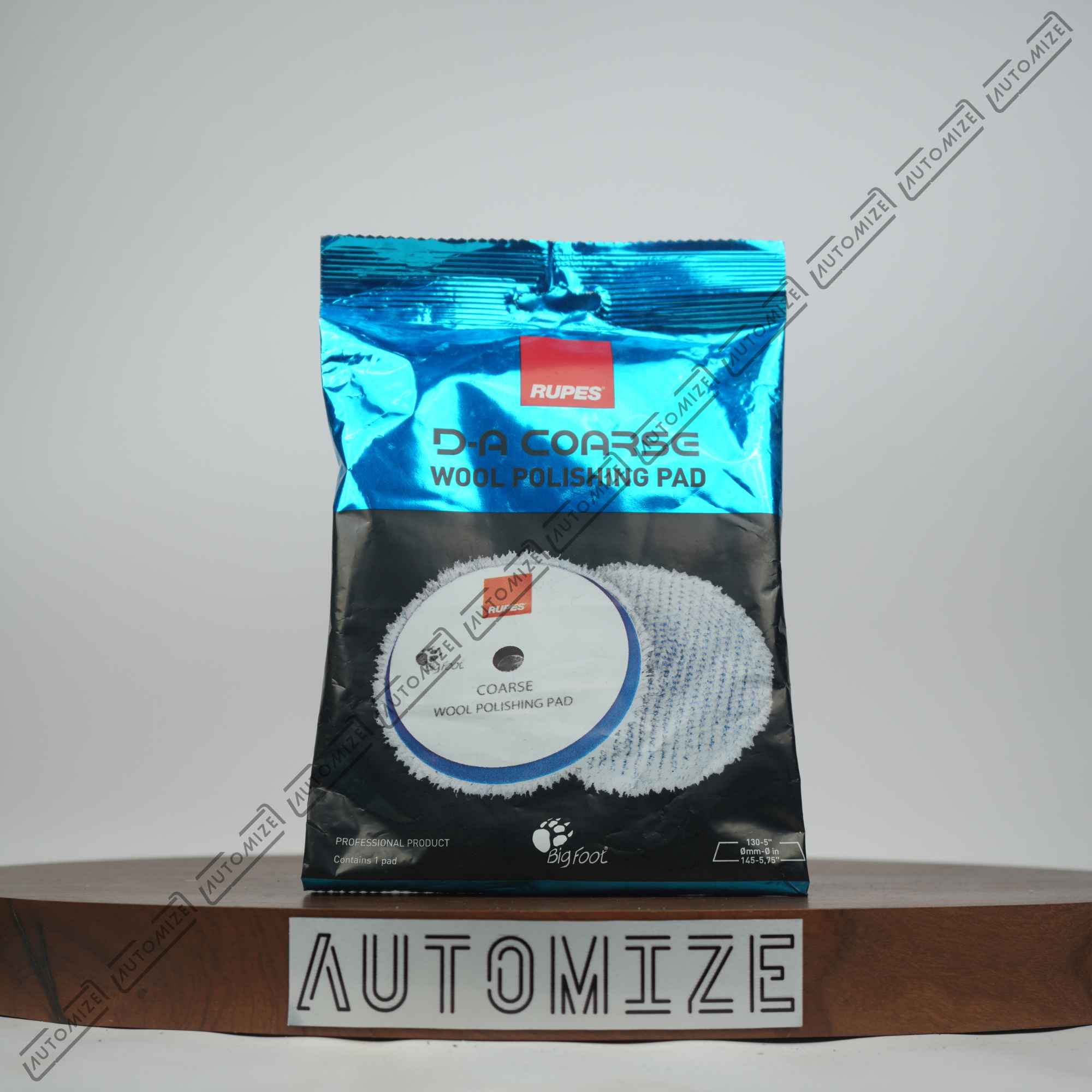 Rupes Blue Wool Polishing Pad Coarse [130/145MM] (BW150H)