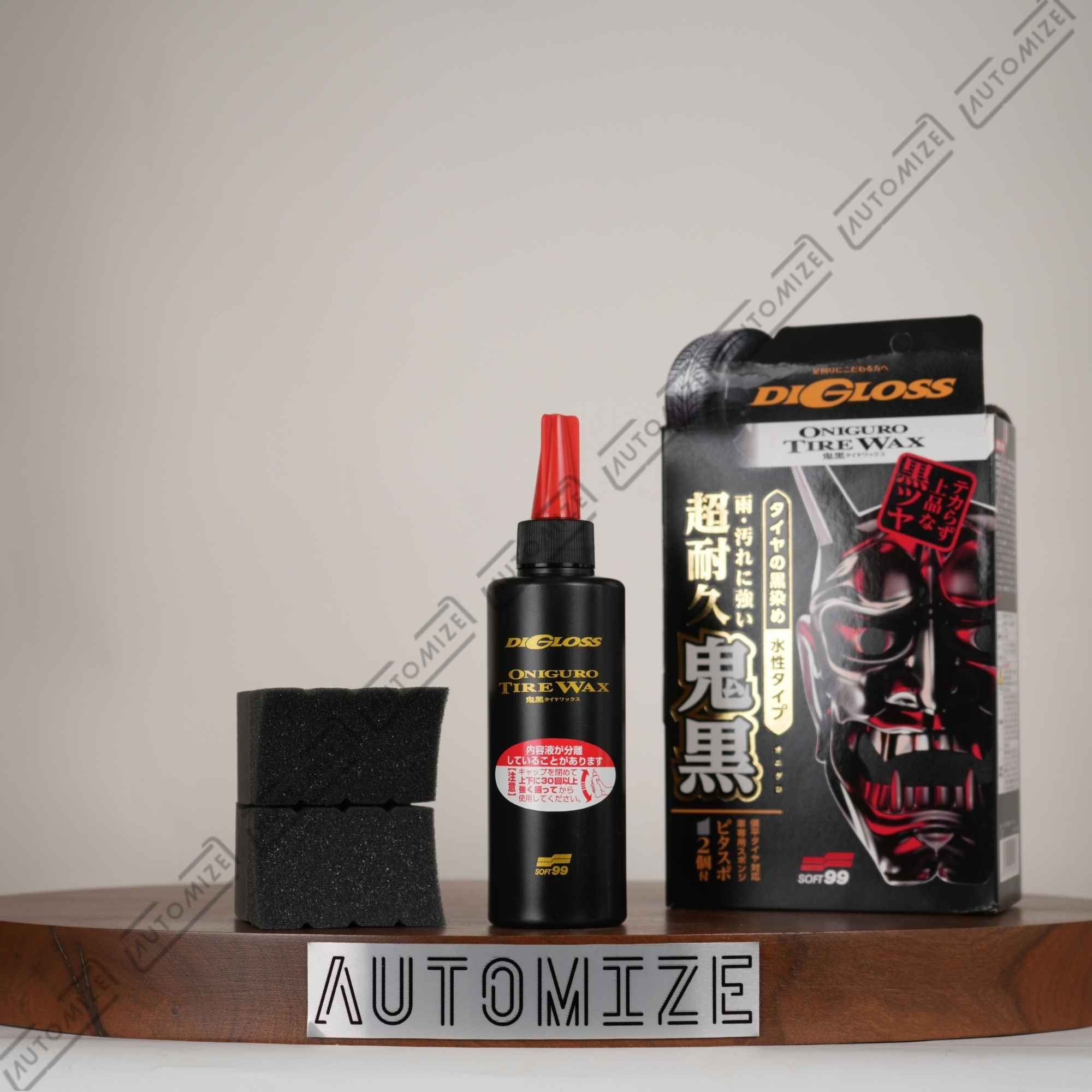Soft99 Digloss Oniguru Tire Wax Kit
