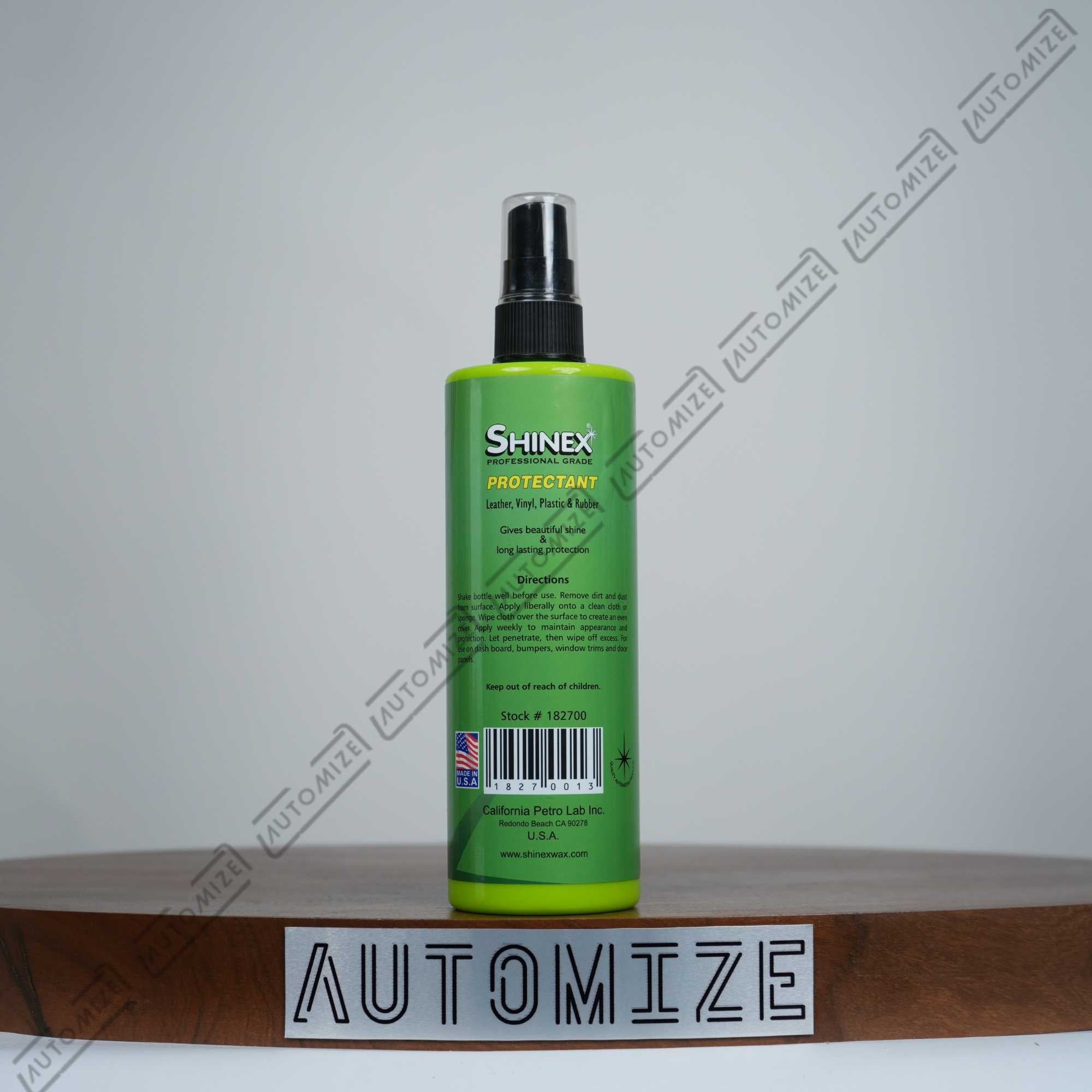 Shinex Professional Grade Protectant [Green] (315ml) - Automize.pk