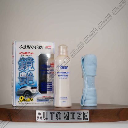Soft99 Fusso Coat x Mirror Shine Liquid Sealant for LightColour Cars (250ml)