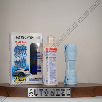 Soft99 Fusso Coat x Mirror Shine Liquid Sealant for LightColour Cars (250ml)