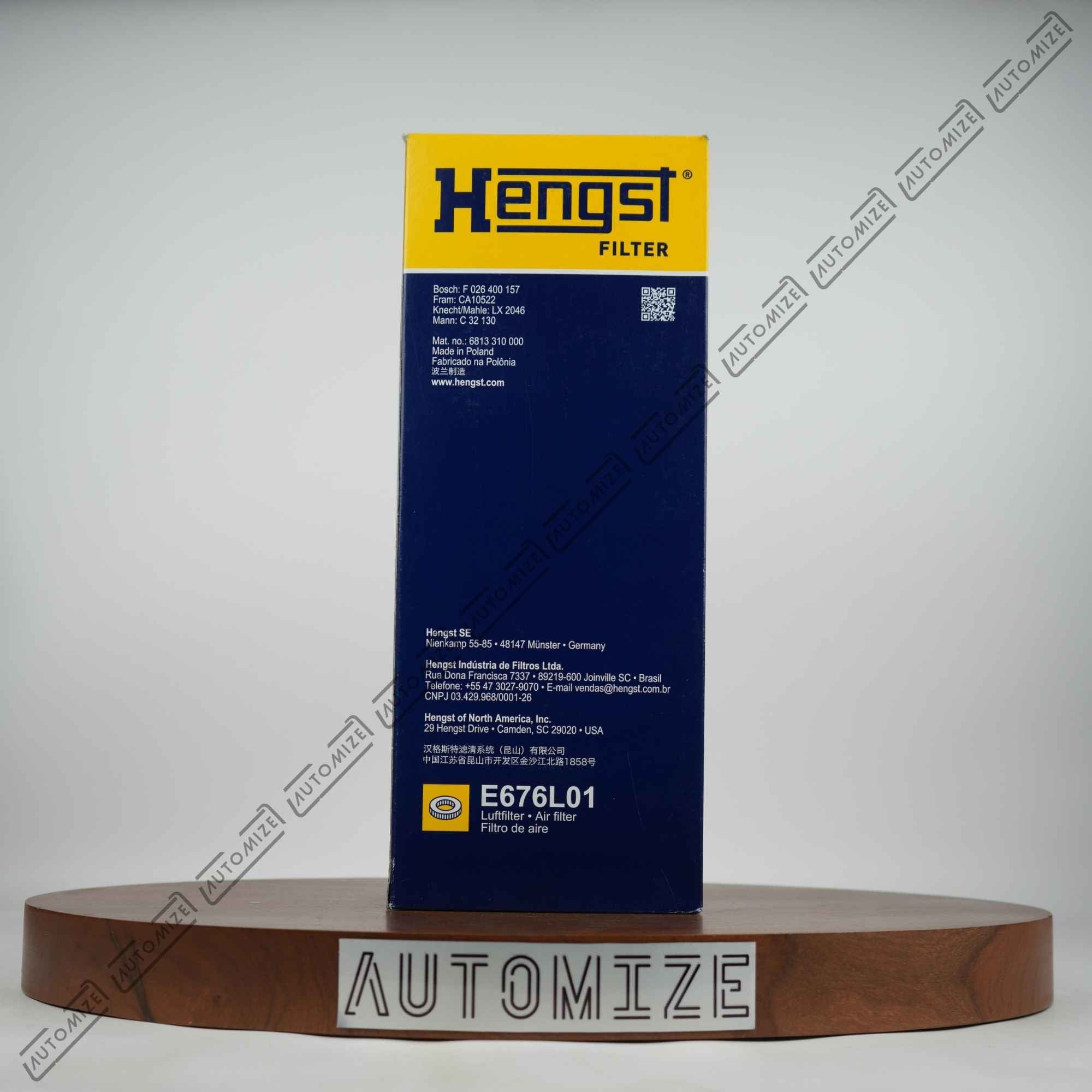 Hengst Air Filter E676L01