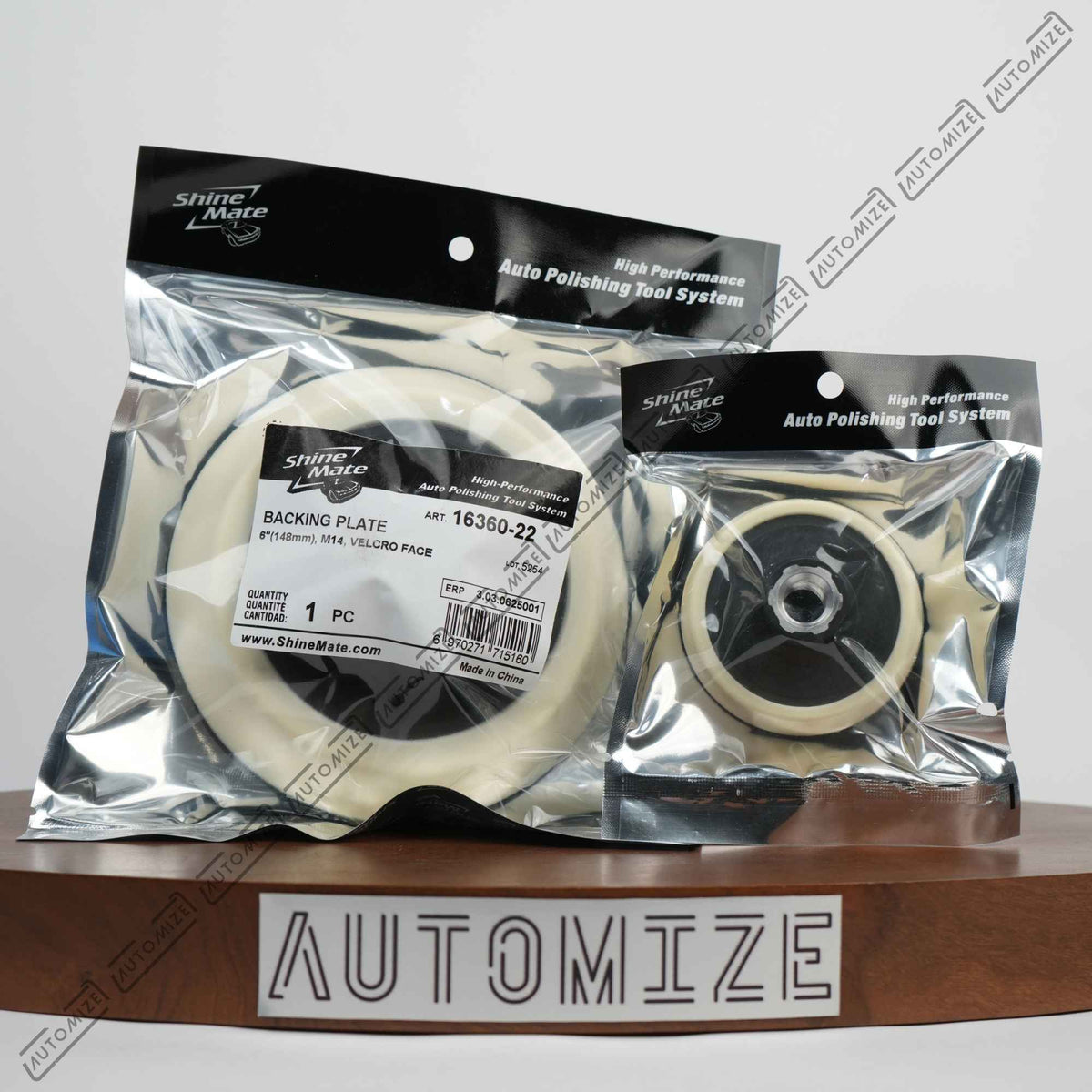 Shinemate M14 Velcro Face Backing Plate