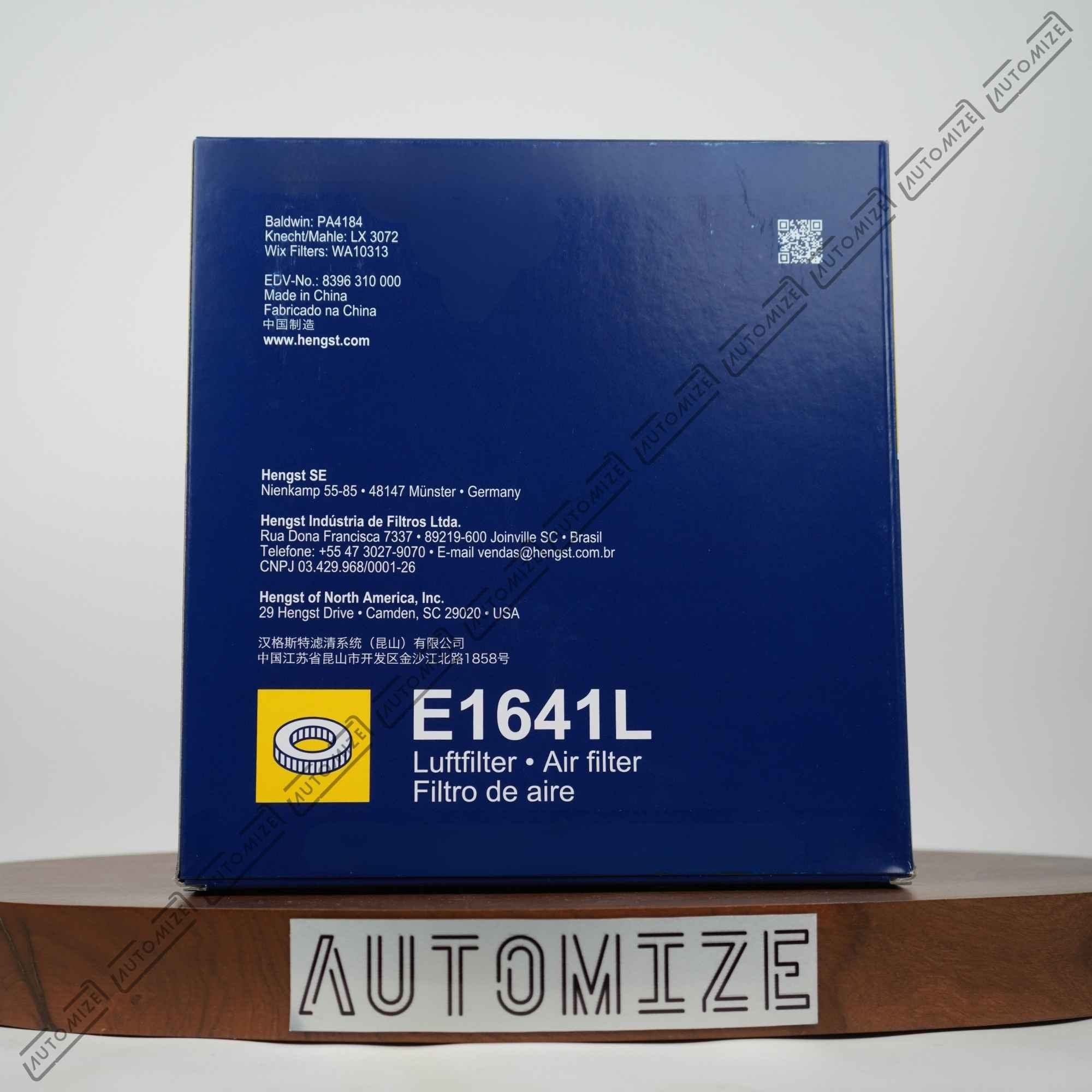 Hengst Air Filter E1641L