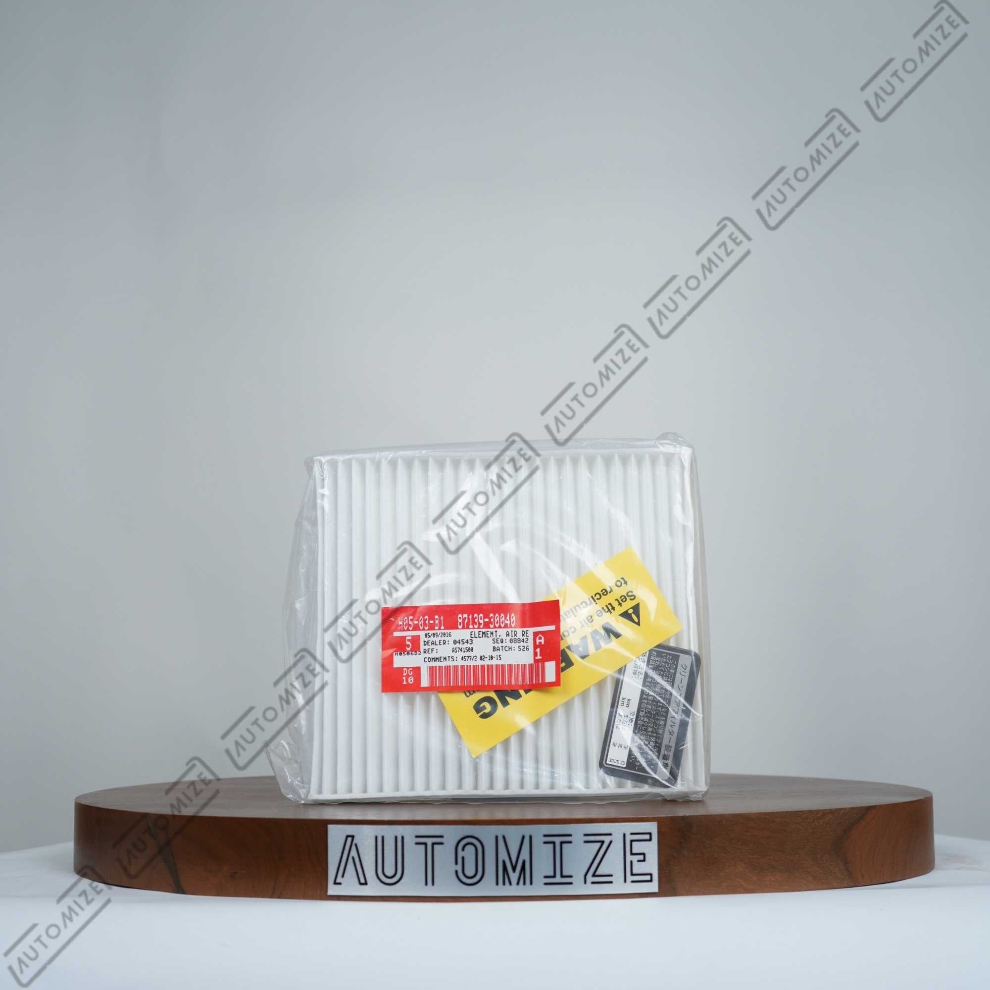 Toyota Genuine Parts Cabin Element Air Filter 87139-30040 - Automize.pk