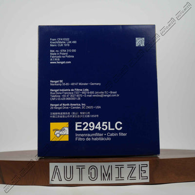 Hengst Cabin Filter E2945LC