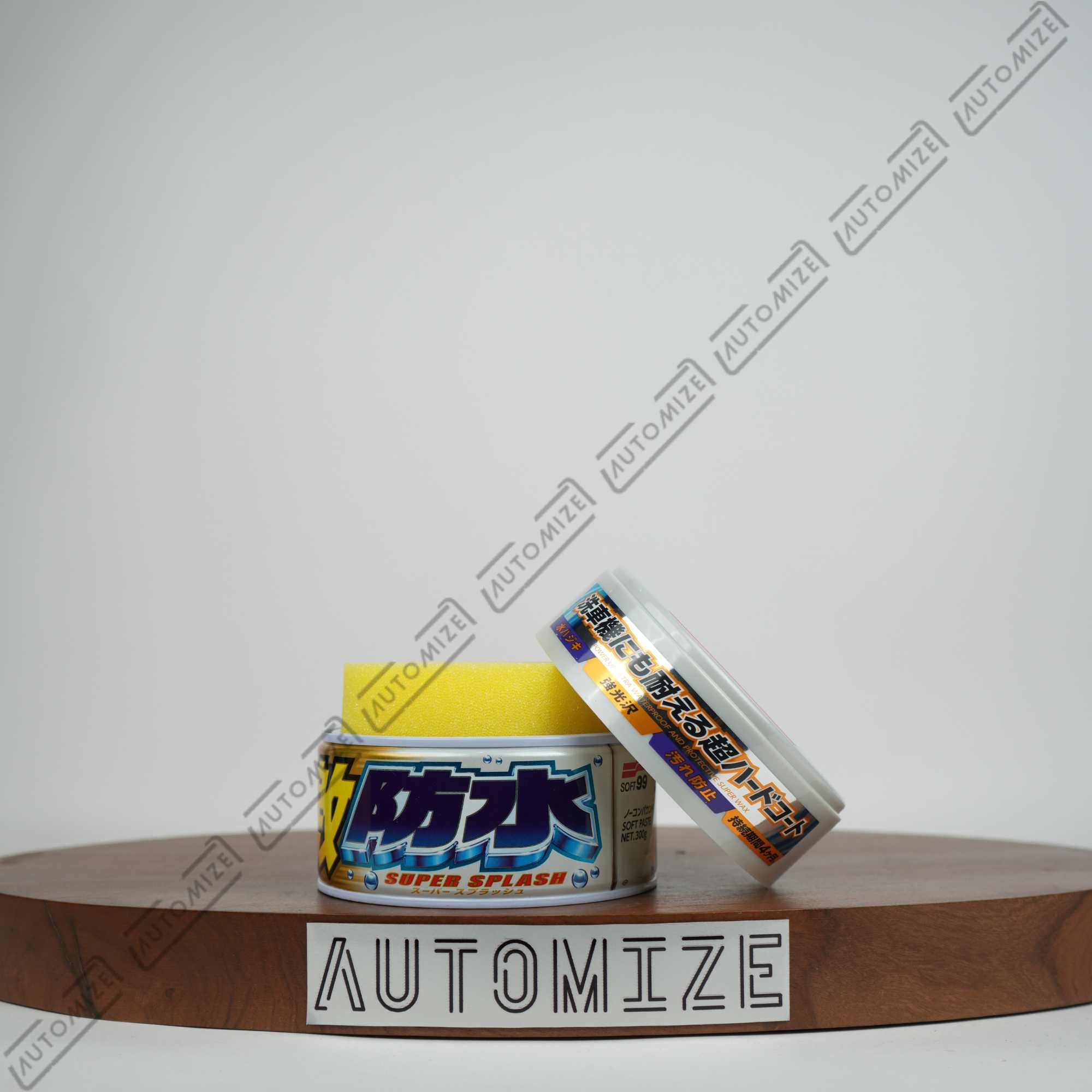 Soft99 Super Splash Water Block Wax for Light Colour Cars (300g)