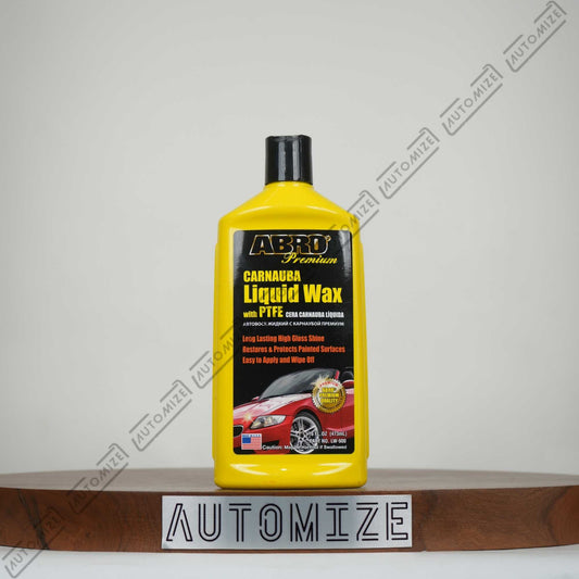 ABRO Premium Carnauba Liquid Wax PTFE (473ML)