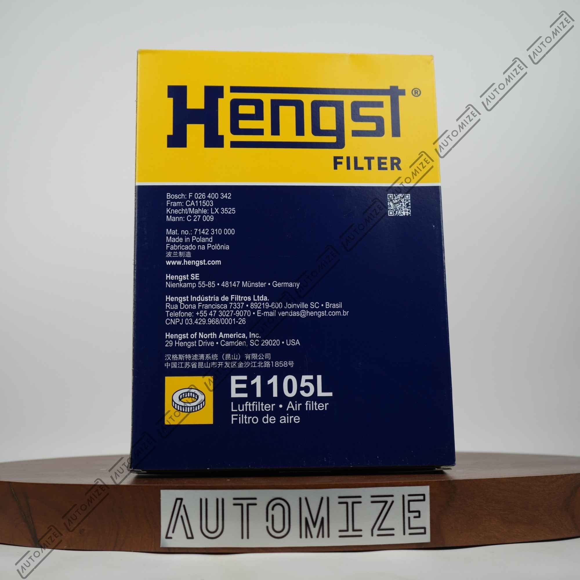 Hengst Air Filter E1105L
