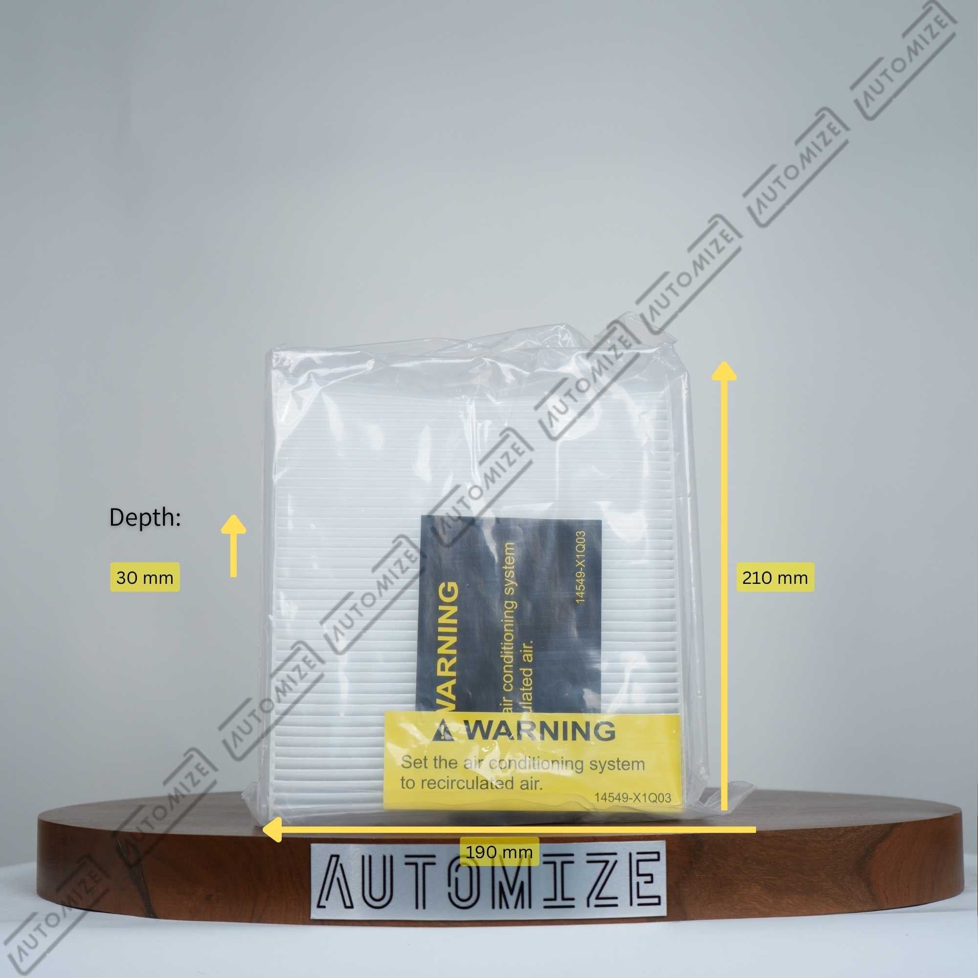 Isuzu D.MAX Cabin Air Filter 98139428 - Automize.pk