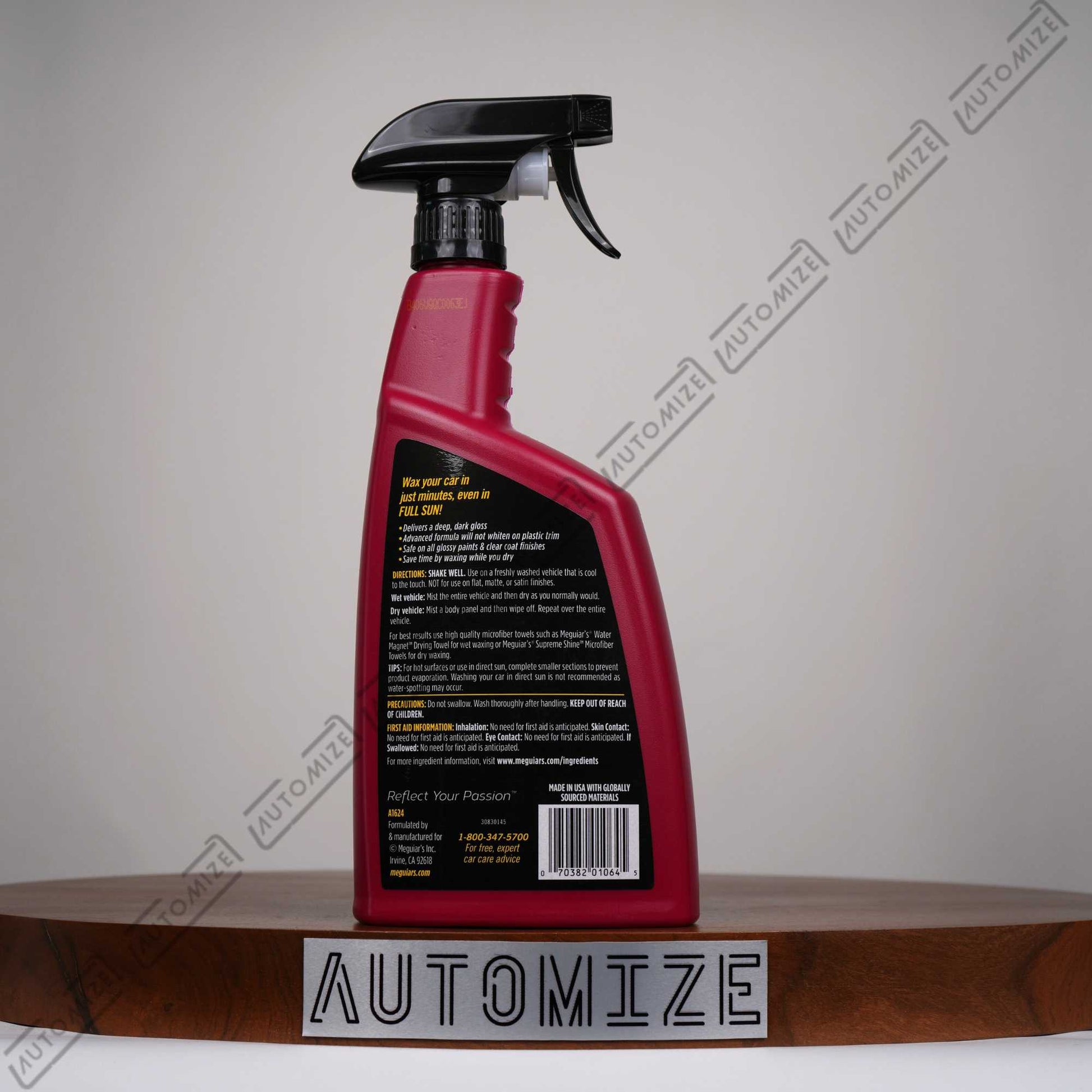 Order Online Meguiar's Shine As You Dry - Quik Wax (710ml) at best price in Pakistan