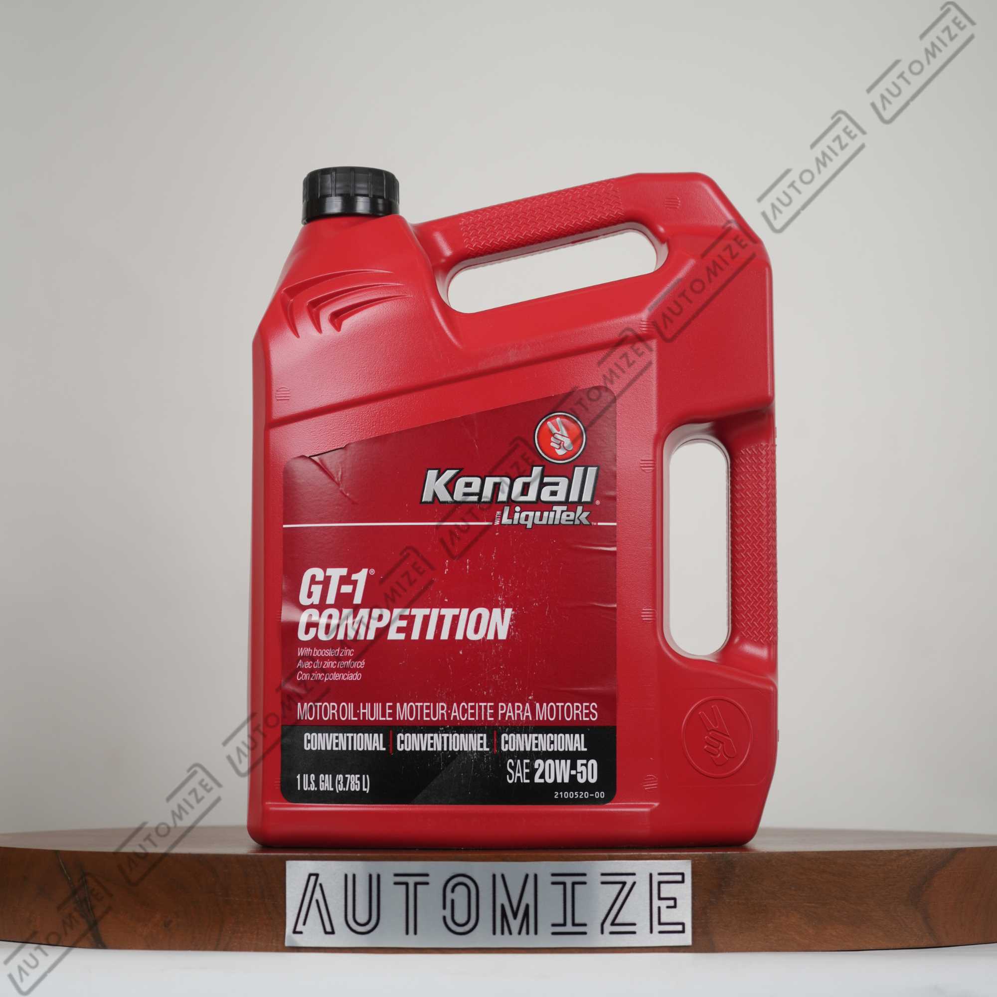 Kendall GT-1 Competition Motor Oil SAE 20W-50 – Automize