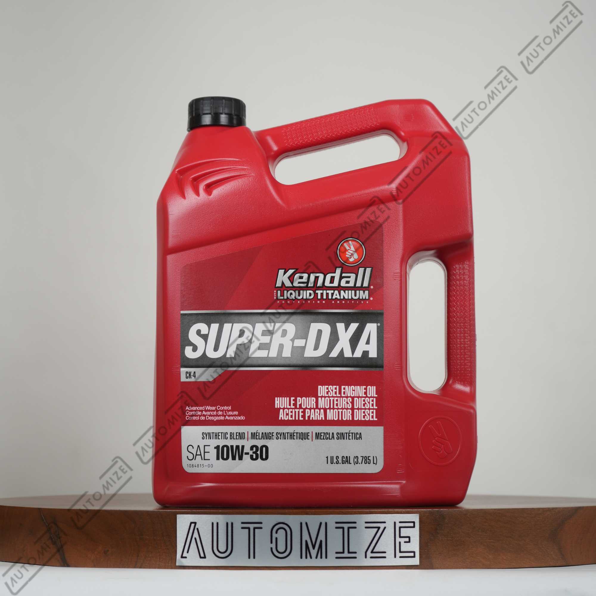 Kendall Liquid Titanium Super-DXA (CK-4) Diesel Engine Oil Synthetic Blend SAE 10W-30
