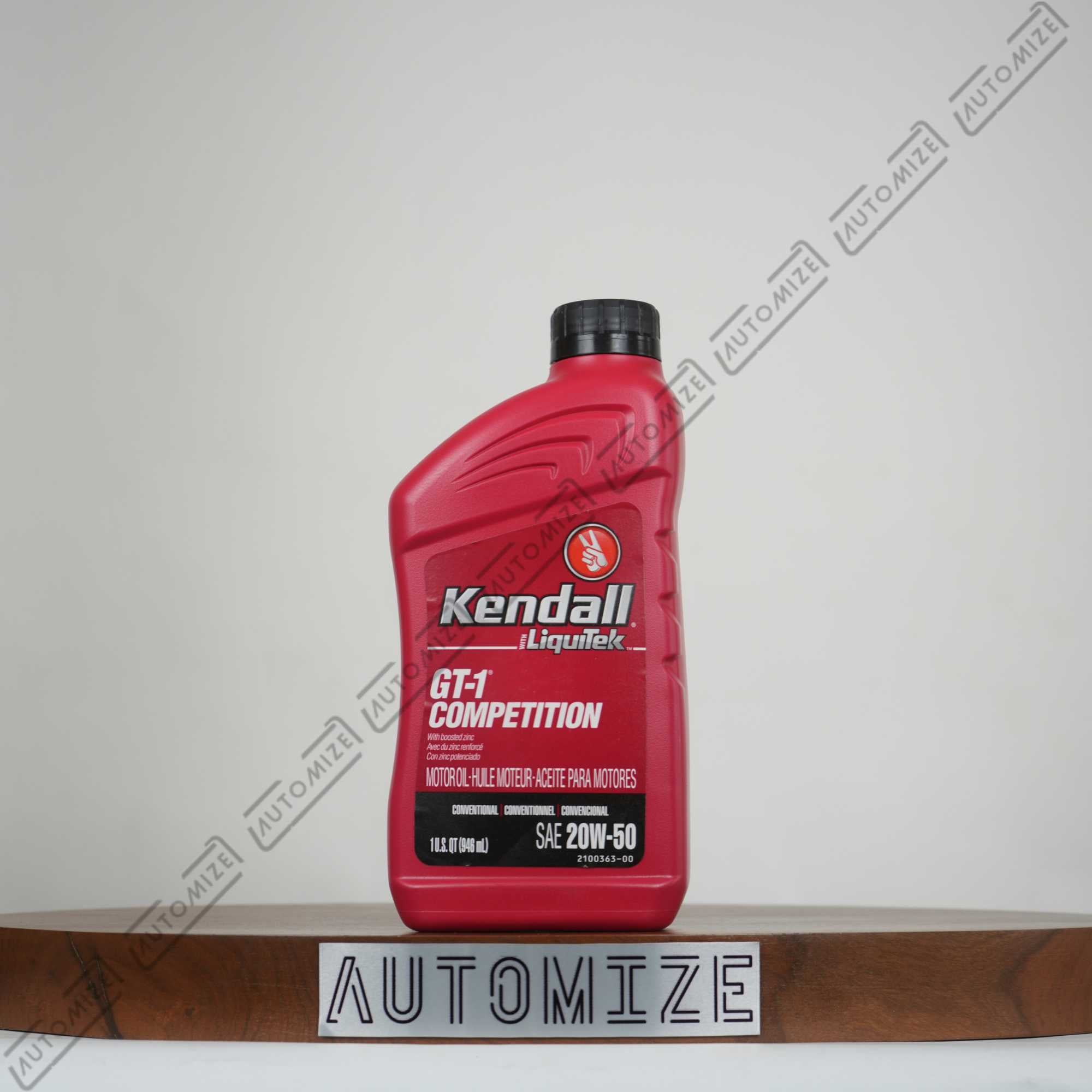 Kendall GT-1 Competition Motor Oil SAE 20W-50 – Automize